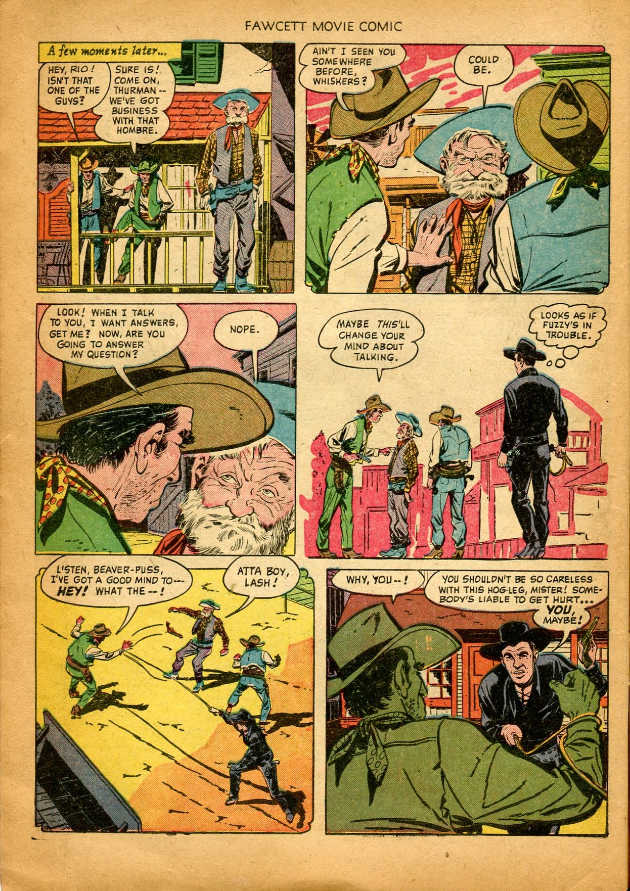 Read online Fawcett Movie Comic comic -  Issue #8 - 10