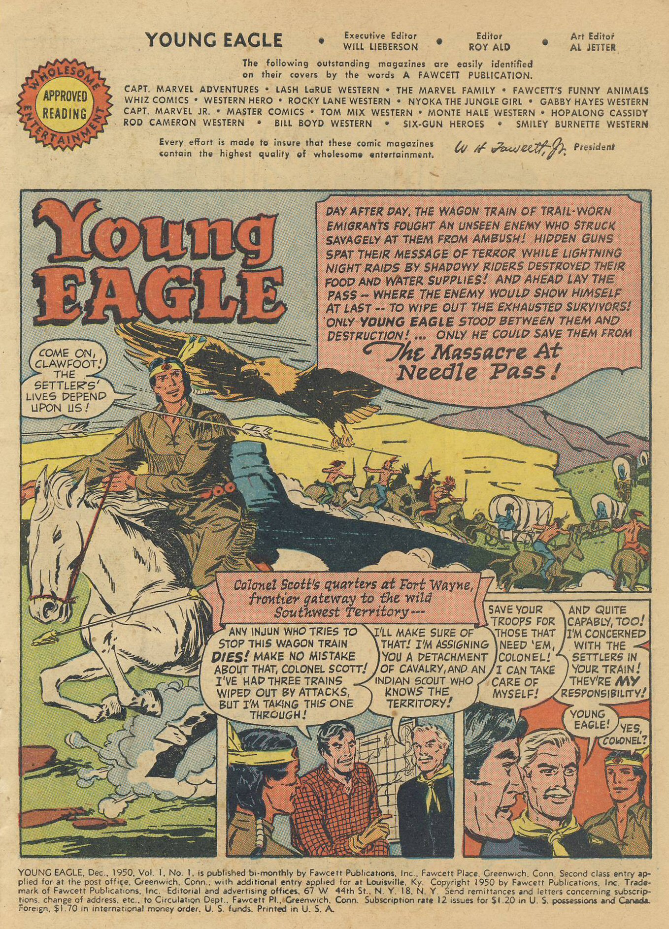 Read online Young Eagle comic -  Issue #1 - 3