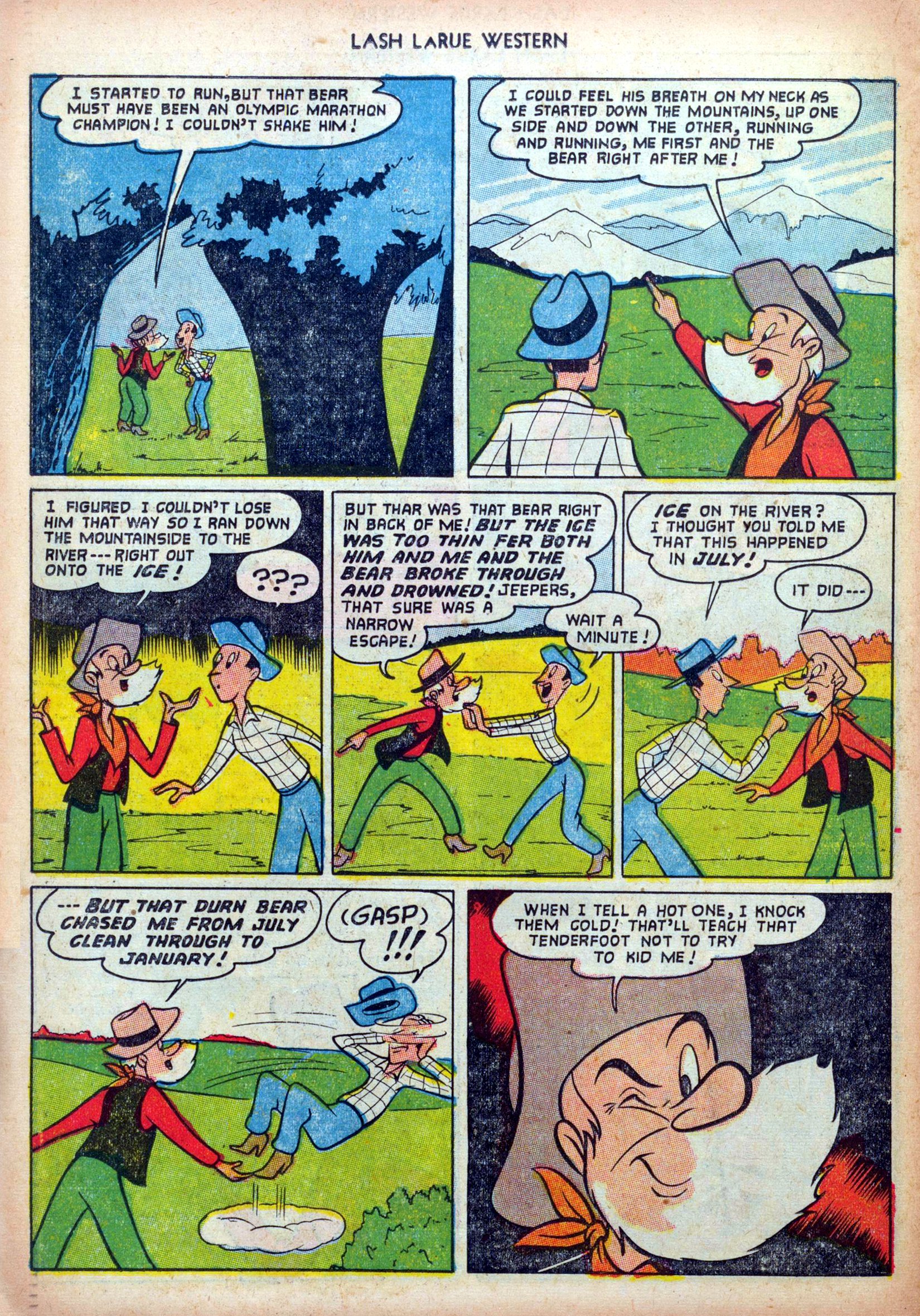 Read online Lash Larue Western (1949) comic -  Issue #36 - 26