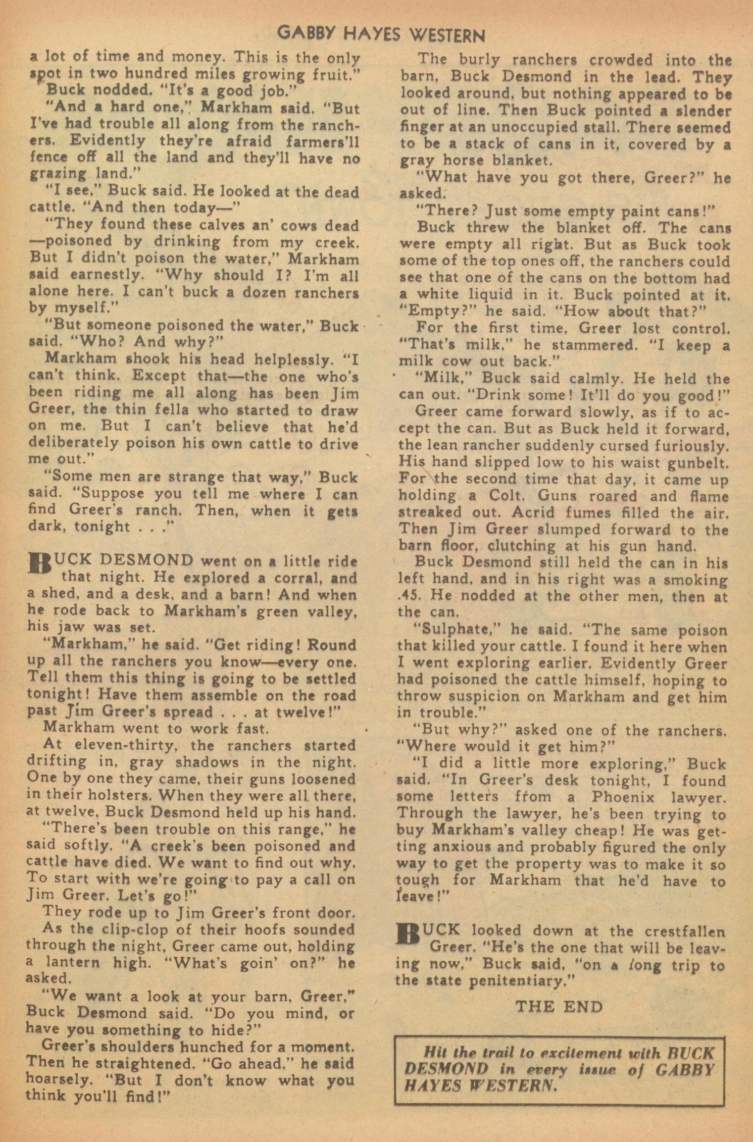 Read online Gabby Hayes Western comic -  Issue #6 - 25