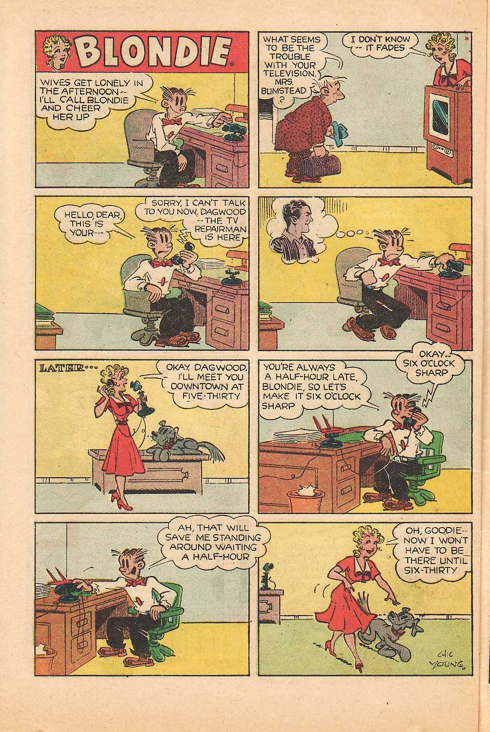 Read online Blondie Comics (1960) comic -  Issue #143 - 32