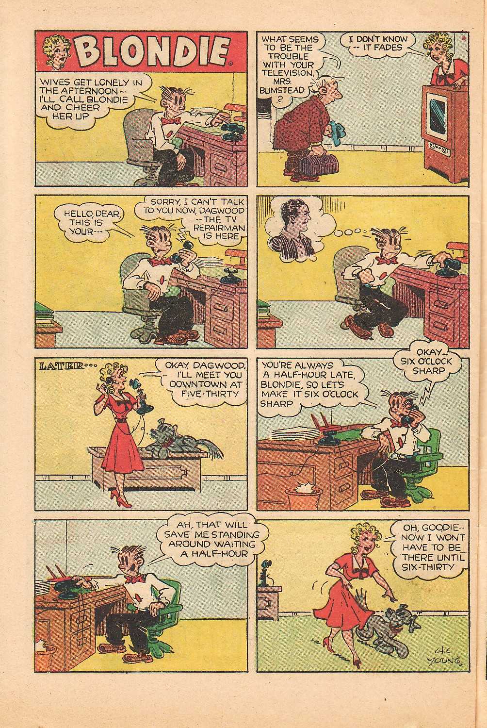 Read online Blondie Comics (1960) comic -  Issue #143 - 32