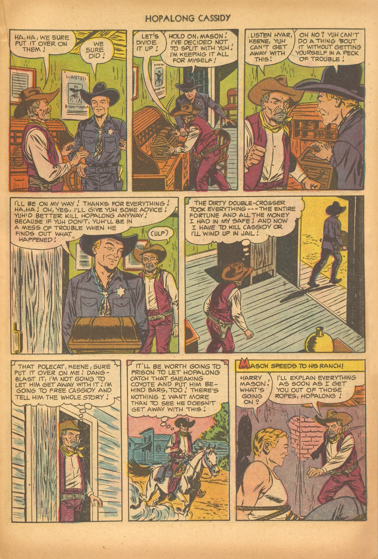 Read online Hopalong Cassidy comic -  Issue #68 - 19