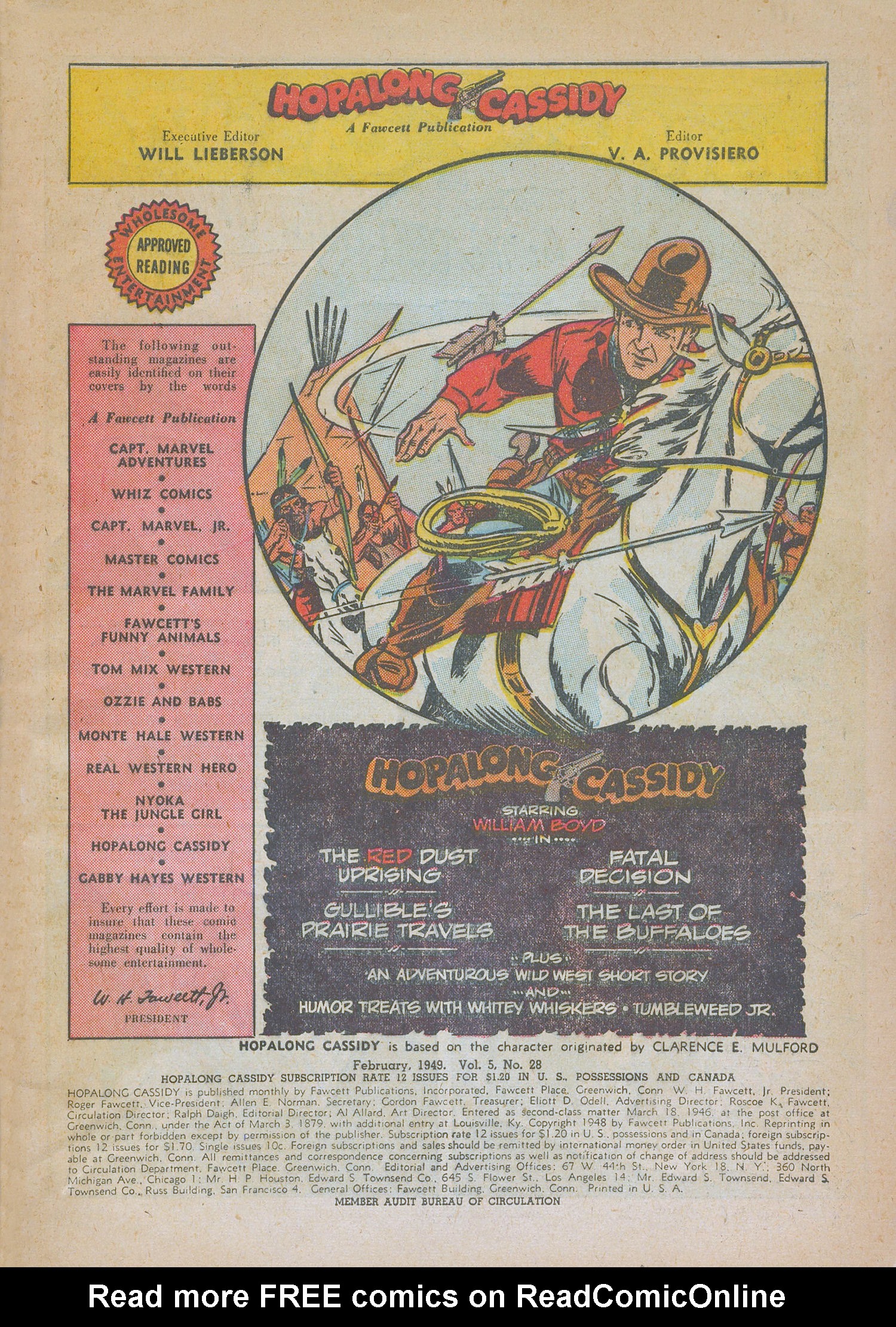 Read online Hopalong Cassidy comic -  Issue #28 - 3