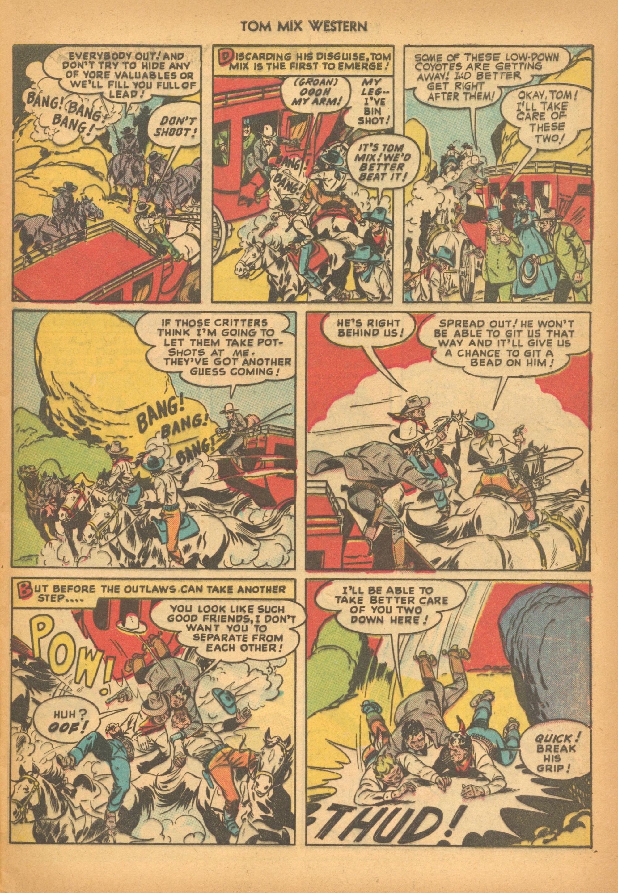 Read online Tom Mix Western (1948) comic -  Issue #16 - 9