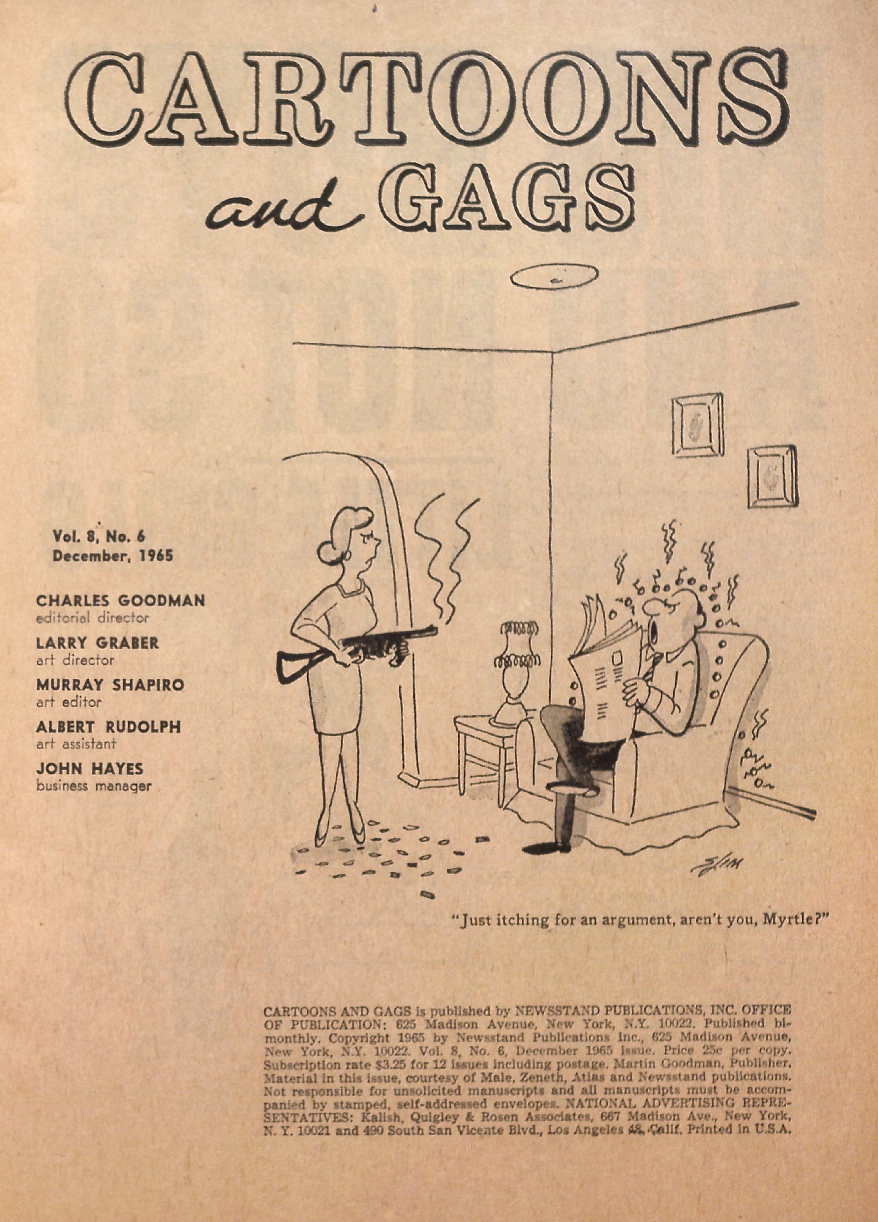 Read online Cartoons and Gags comic -  Issue #37 - 3