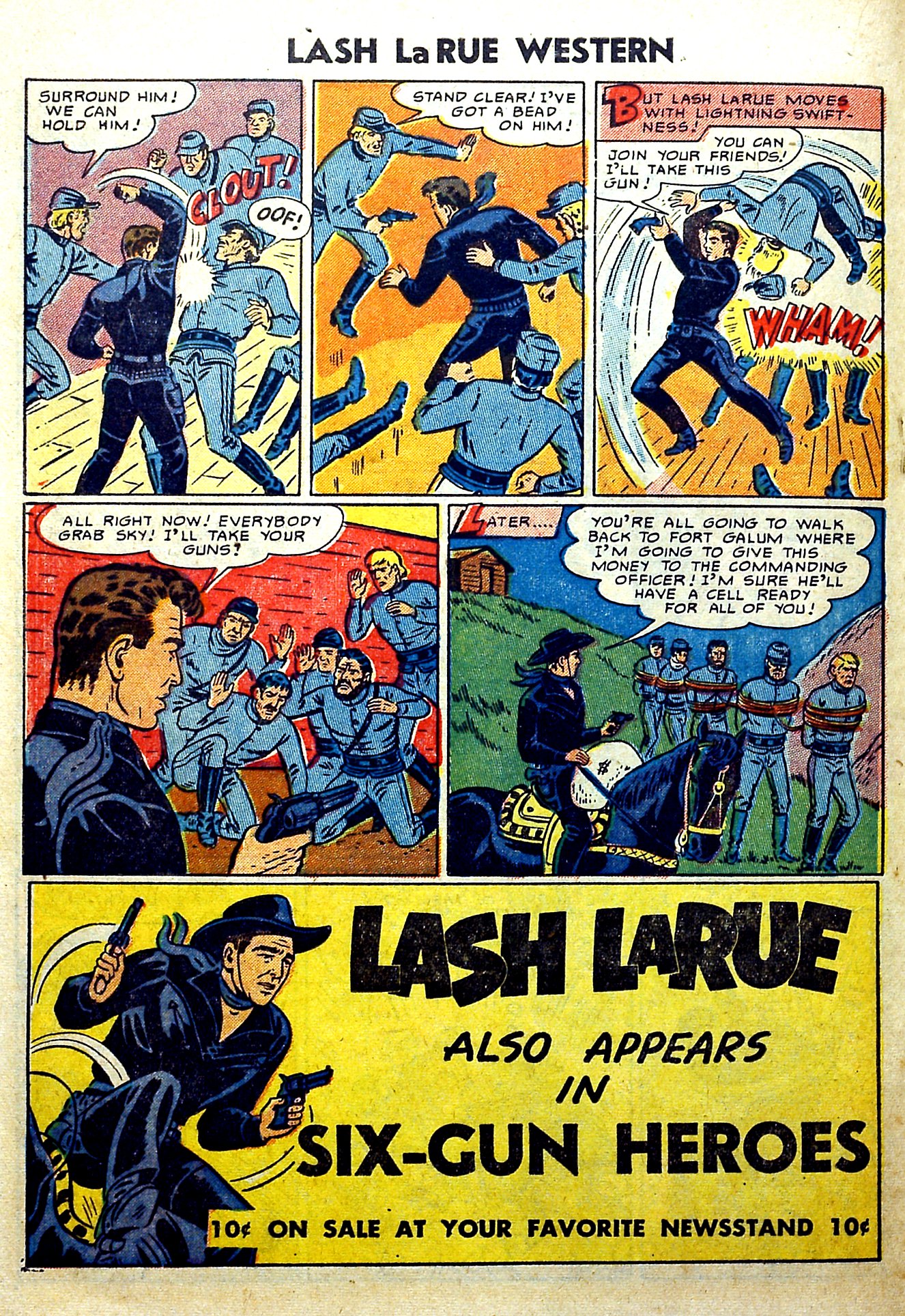 Read online Lash Larue Western (1949) comic -  Issue #51 - 18