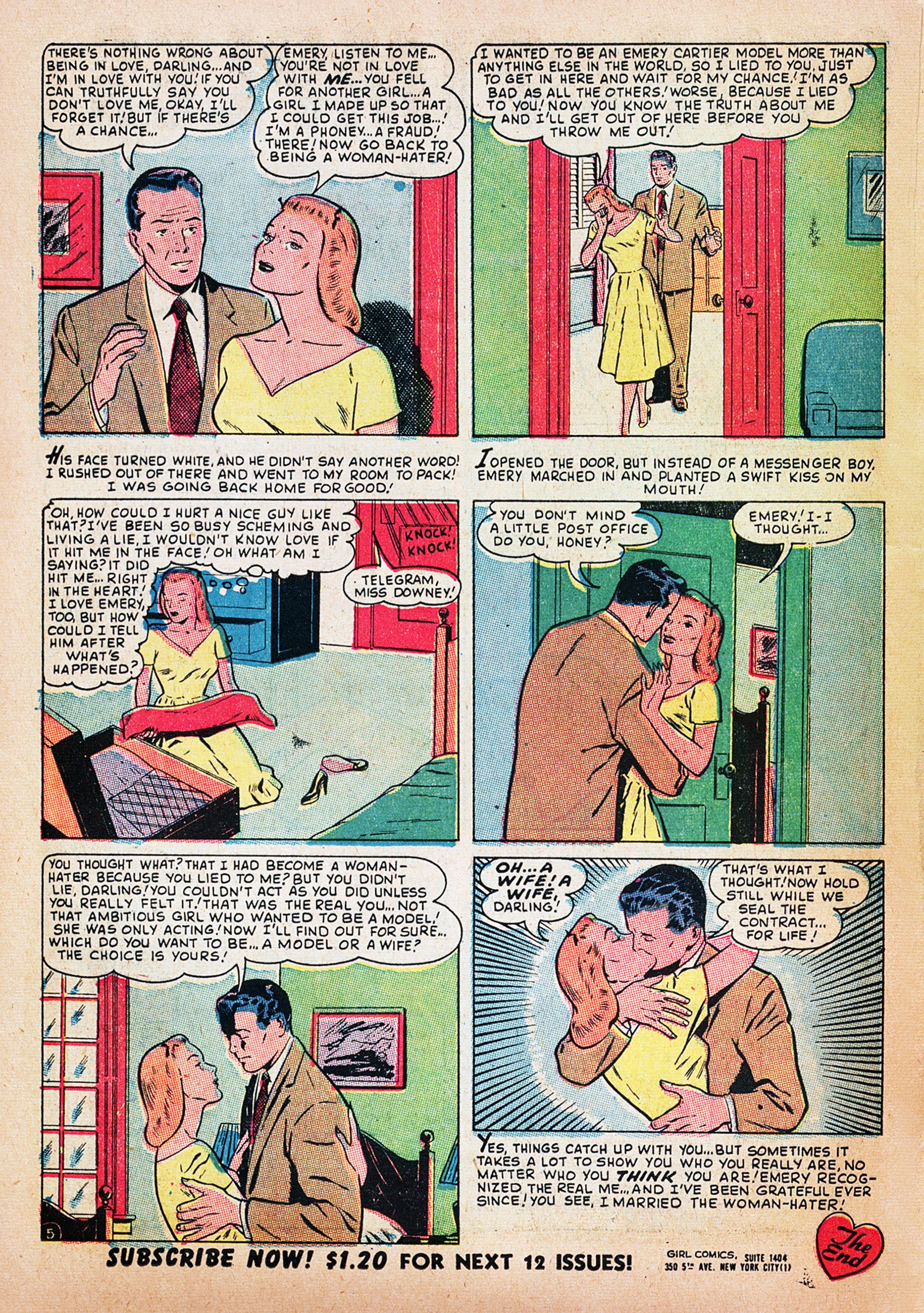 Read online Girl Comics (1949) comic -  Issue #10 - 16