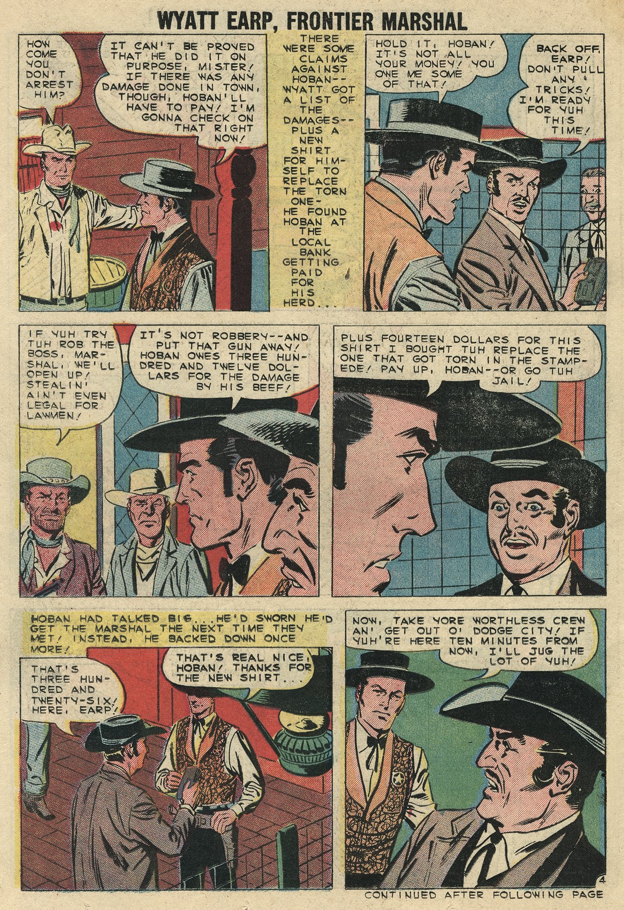 Read online Wyatt Earp Frontier Marshal comic -  Issue #27 - 14