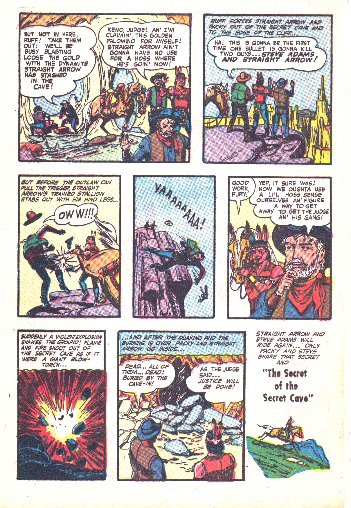 Read online Straight Arrow comic -  Issue #37 - 32