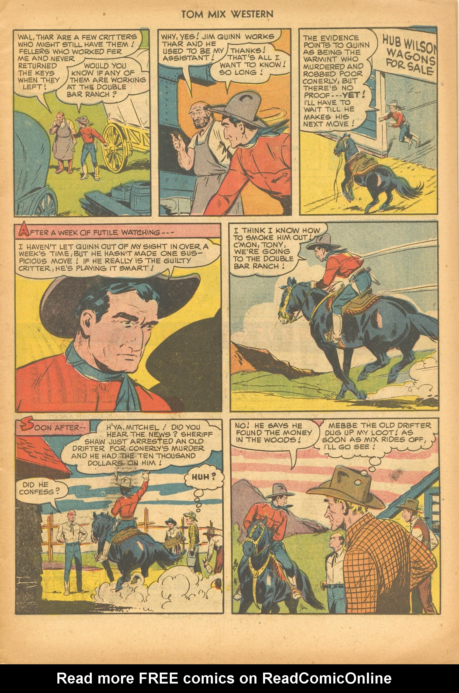 Read online Tom Mix Western (1948) comic -  Issue #30 - 7