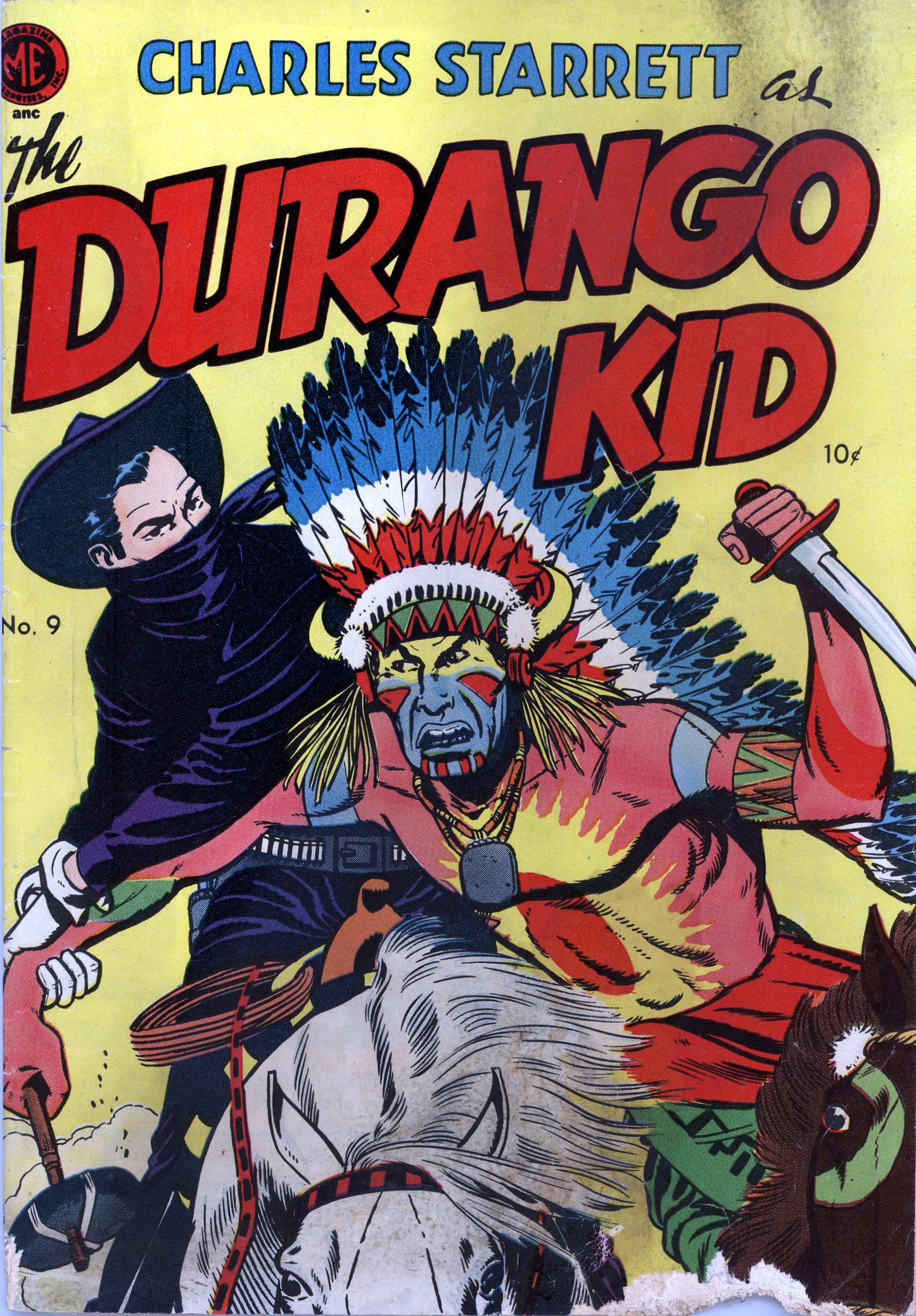 Read online Charles Starrett as The Durango Kid comic -  Issue #9 - 1