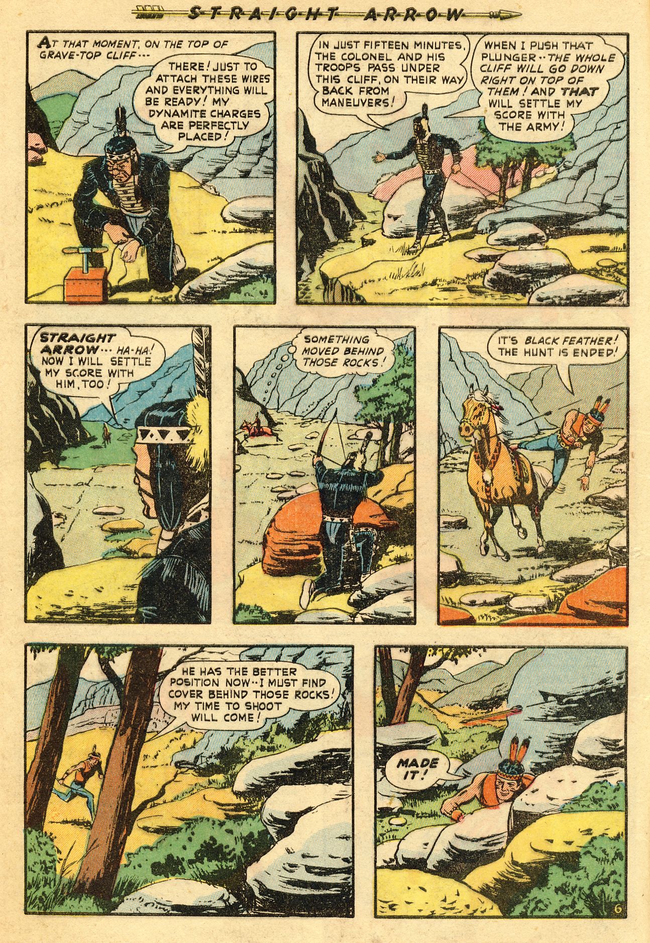 Read online Straight Arrow comic -  Issue #12 - 8