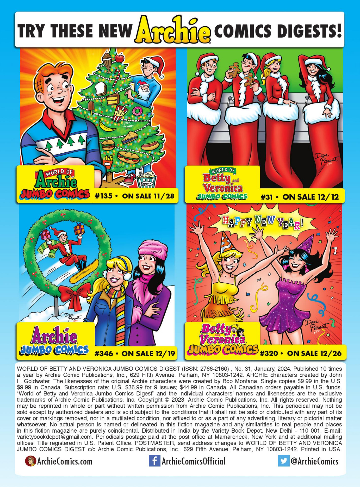 Read online World of Betty & Veronica Digest comic -  Issue #31 - 185