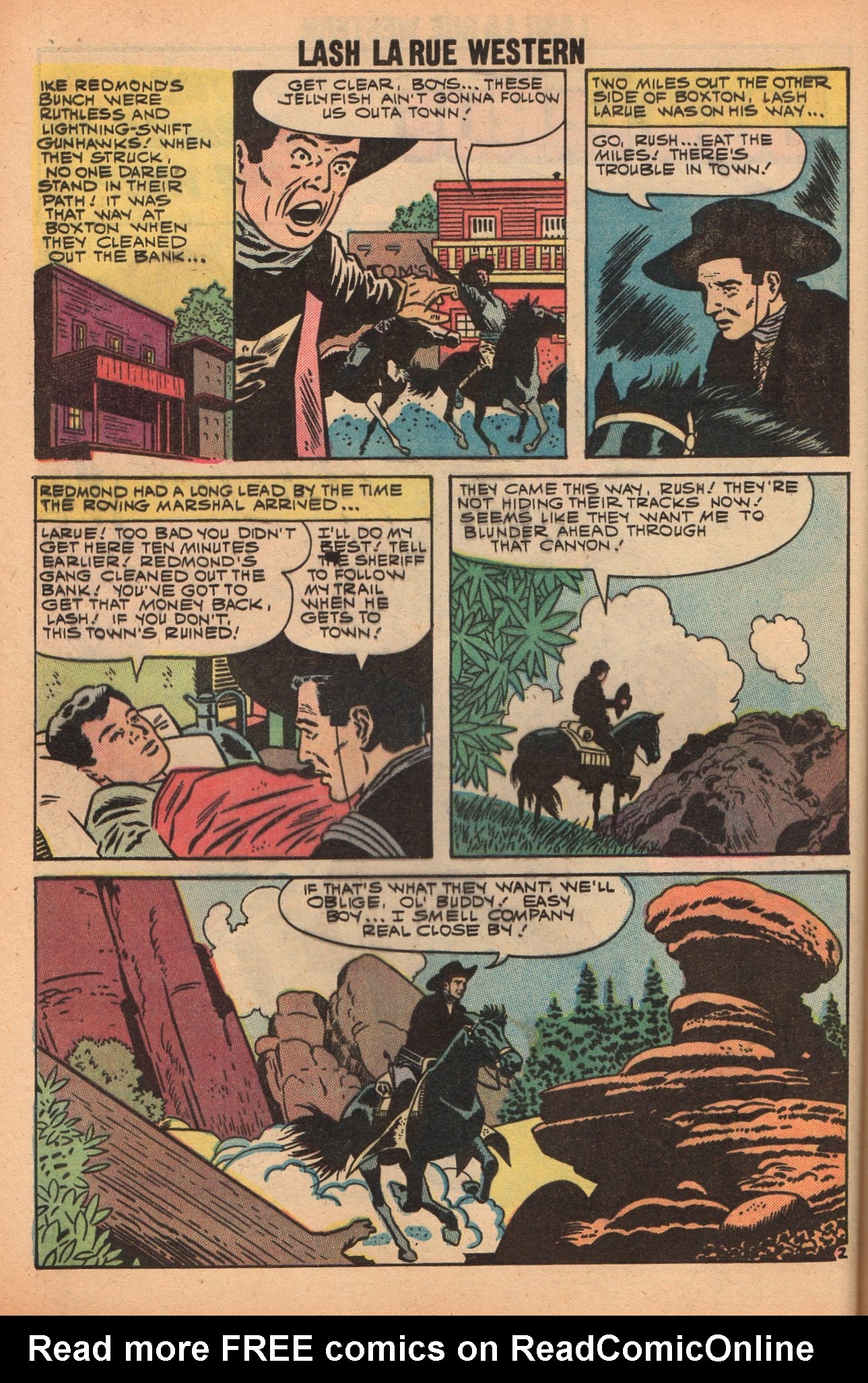 Read online Lash Larue Western (1949) comic -  Issue #72 - 4