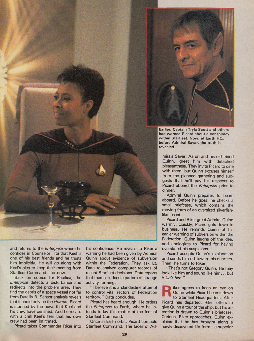 Read online Star Trek The Next Generation (1990) comic -  Issue #9 - 29