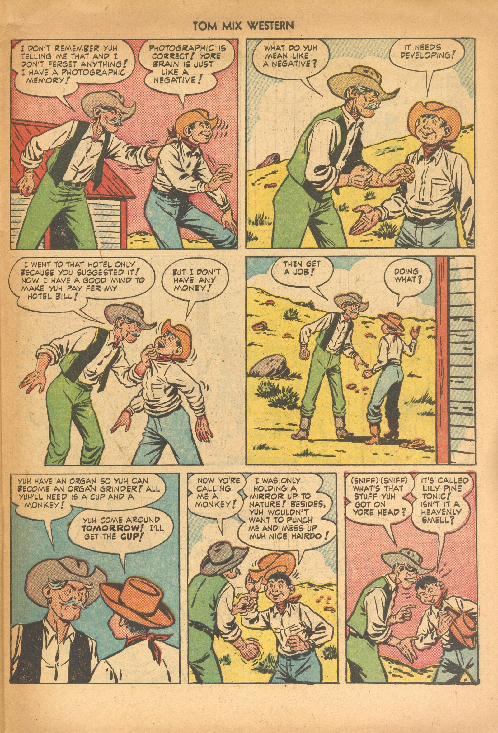 Read online Tom Mix Western (1948) comic -  Issue #57 - 27