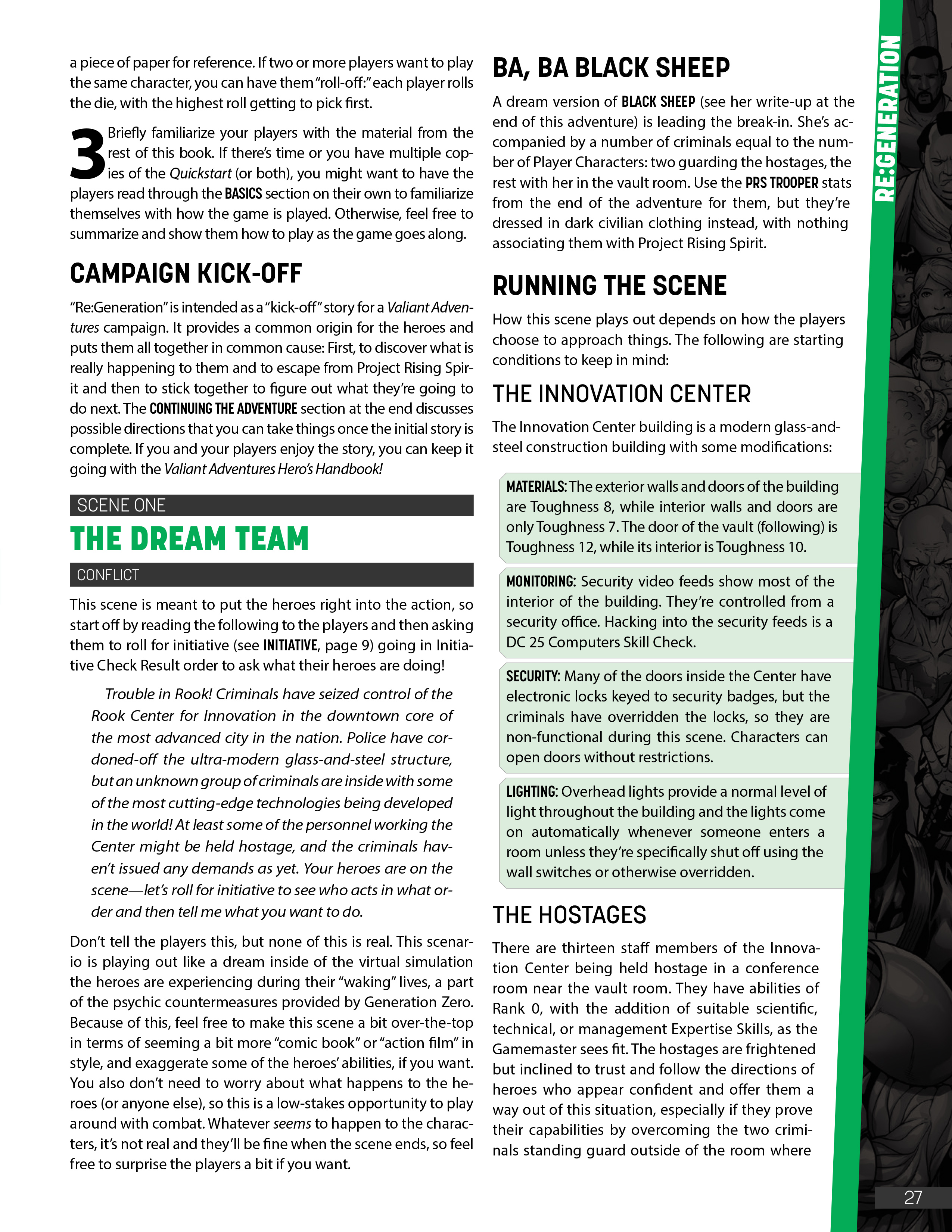 Read online The Valiant Adventures RPG Quickstart comic -  Issue # Full - 28