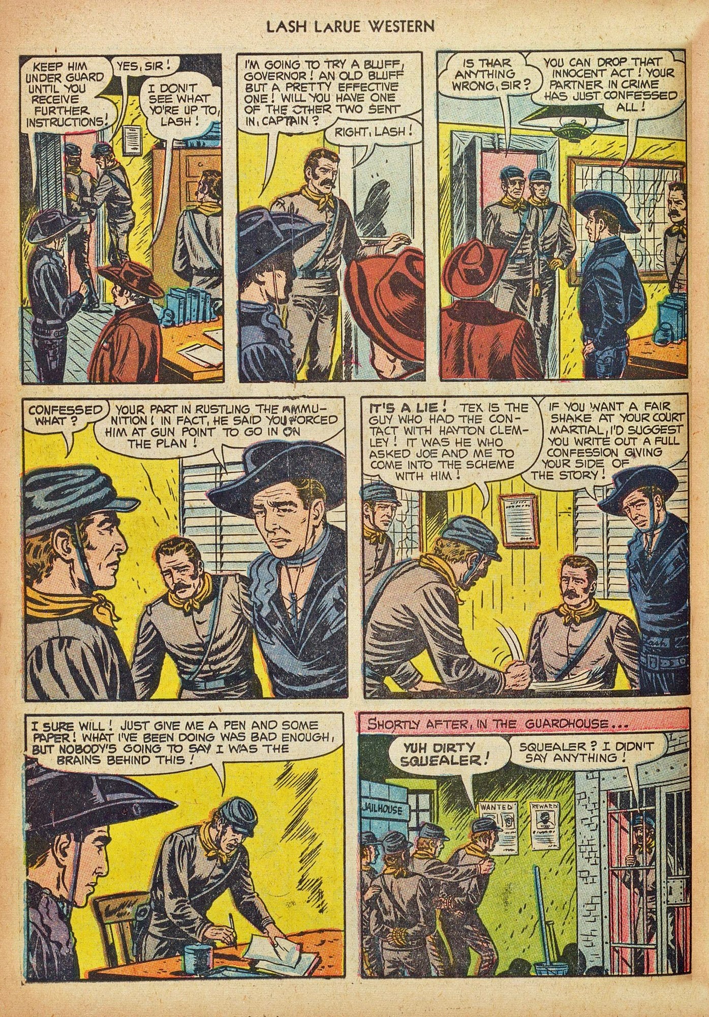 Read online Lash Larue Western (1949) comic -  Issue #44 - 10