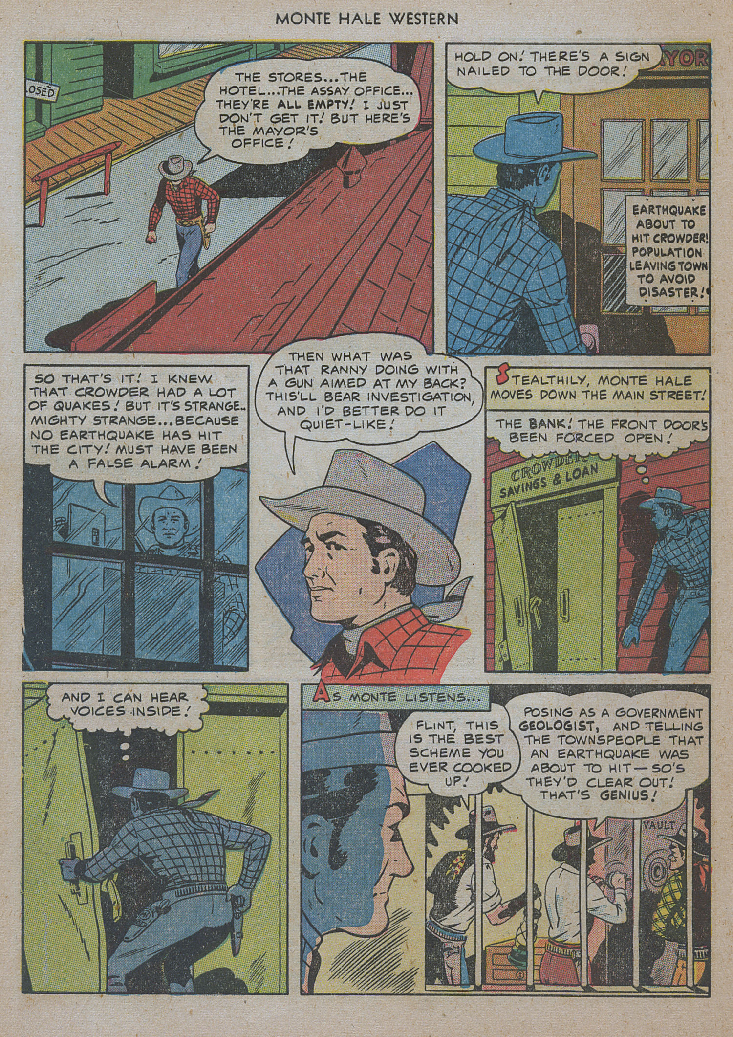 Read online Monte Hale Western comic -  Issue #47 - 20
