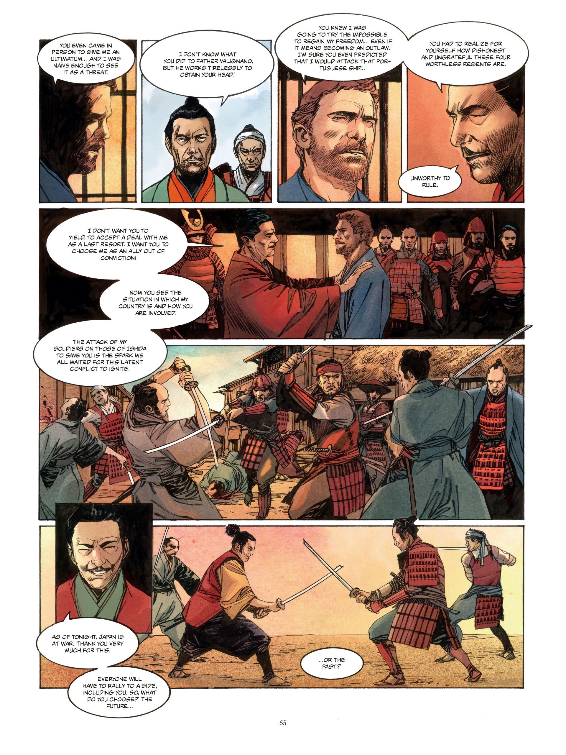 Read online William Adams, Samuraj comic -  Issue #1 - 55