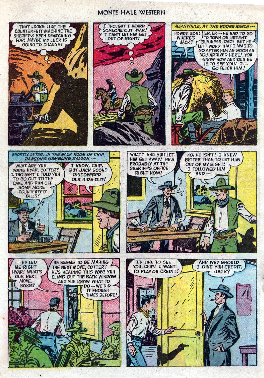 Read online Monte Hale Western comic -  Issue #82 - 18