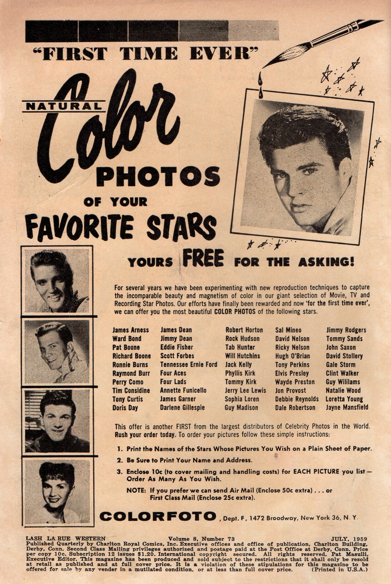 Read online Lash Larue Western (1949) comic -  Issue #73 - 2