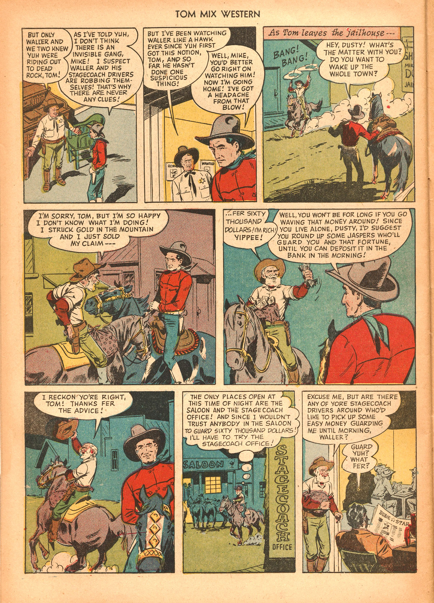 Read online Tom Mix Western (1948) comic -  Issue #34 - 30