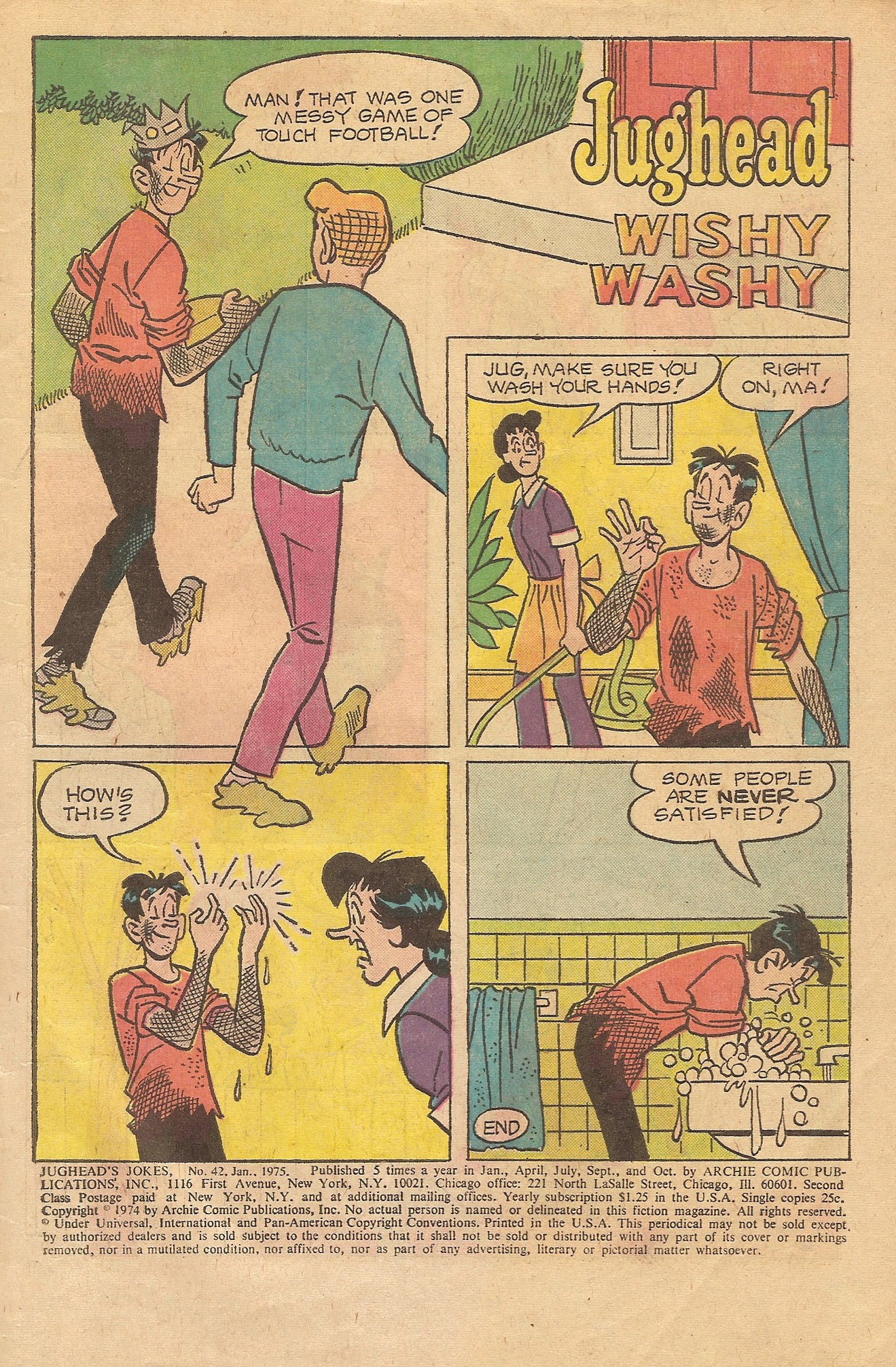 Read online Jughead's Jokes comic -  Issue #42 - 3