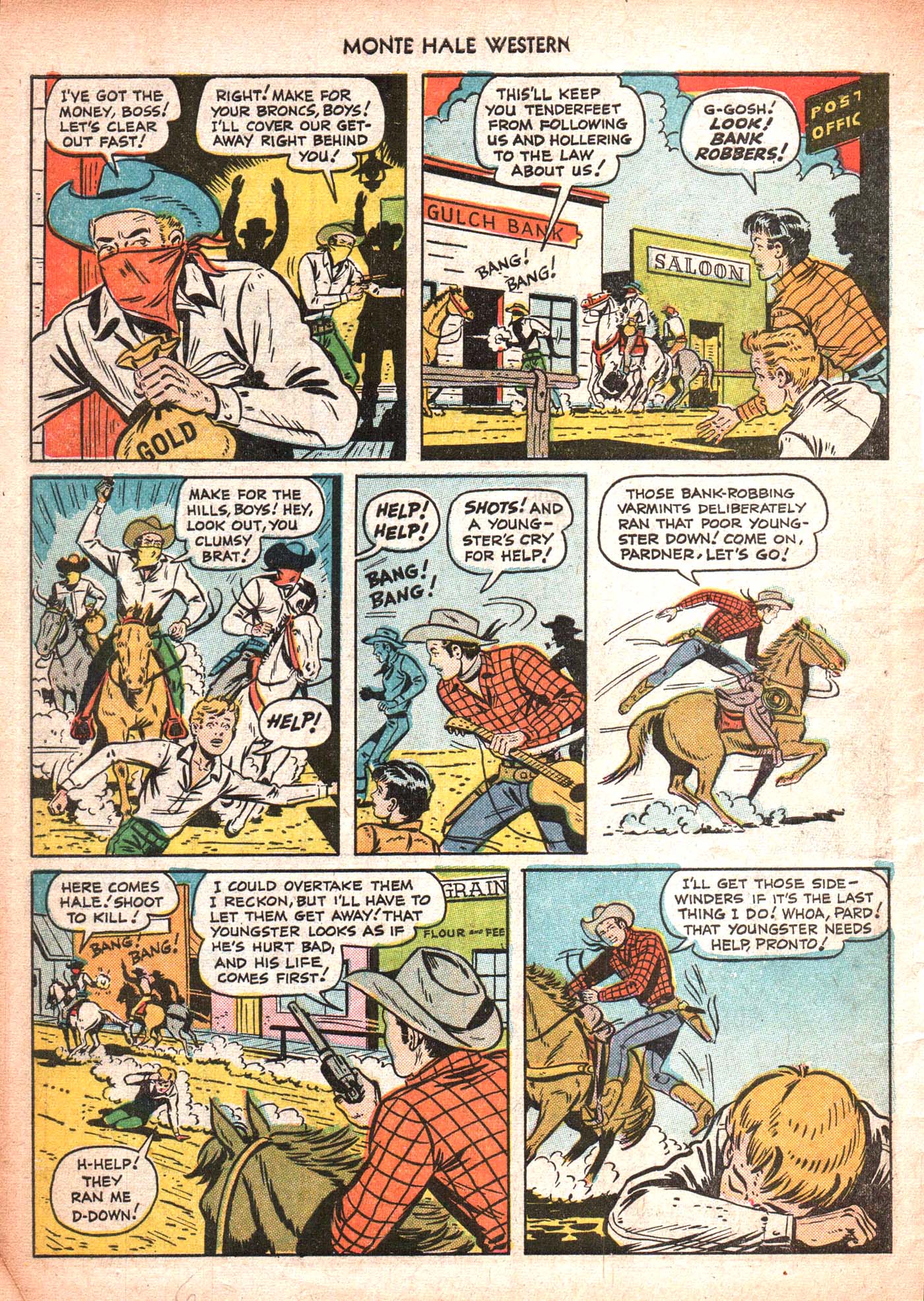 Read online Monte Hale Western comic -  Issue #50 - 6