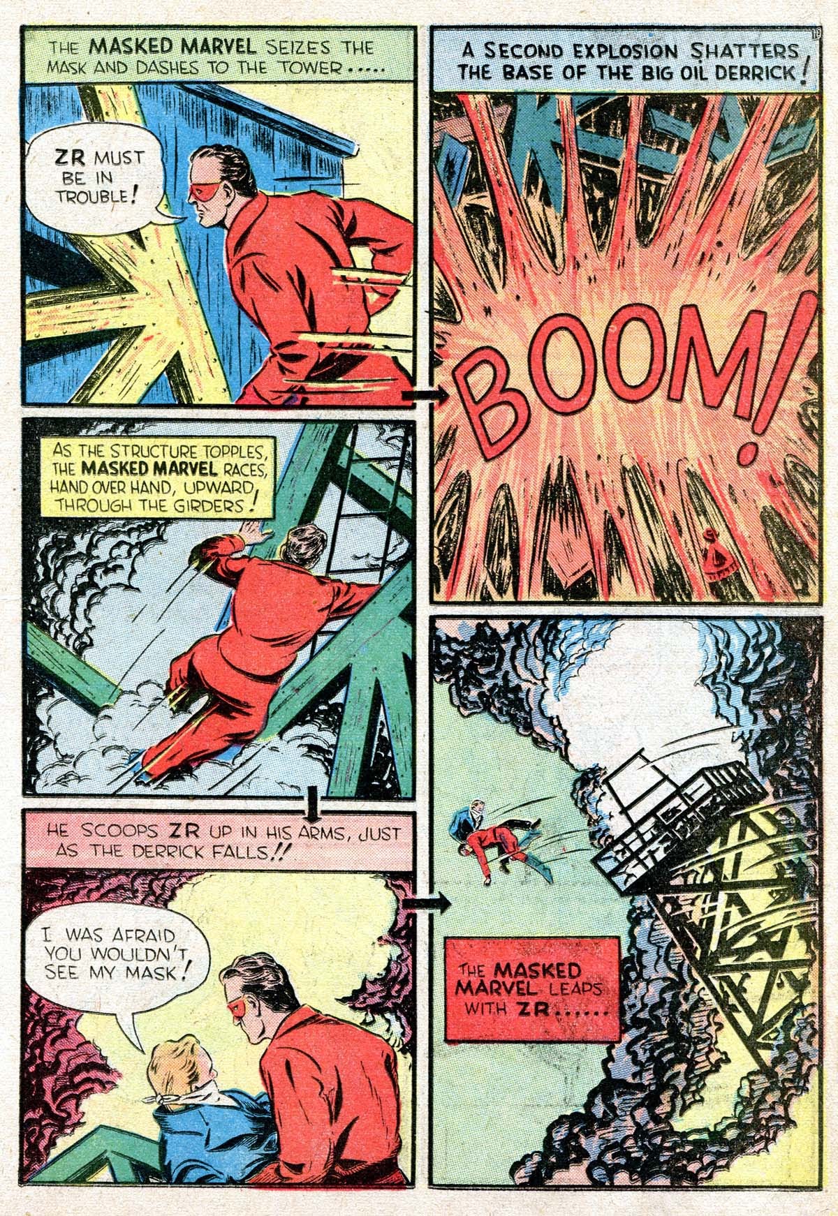 Read online Masked Marvel comic -  Issue #2 - 31