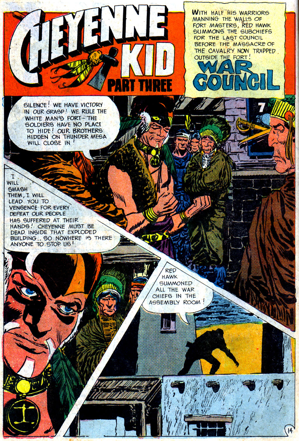 Read online Cheyenne Kid comic -  Issue #67 - 18