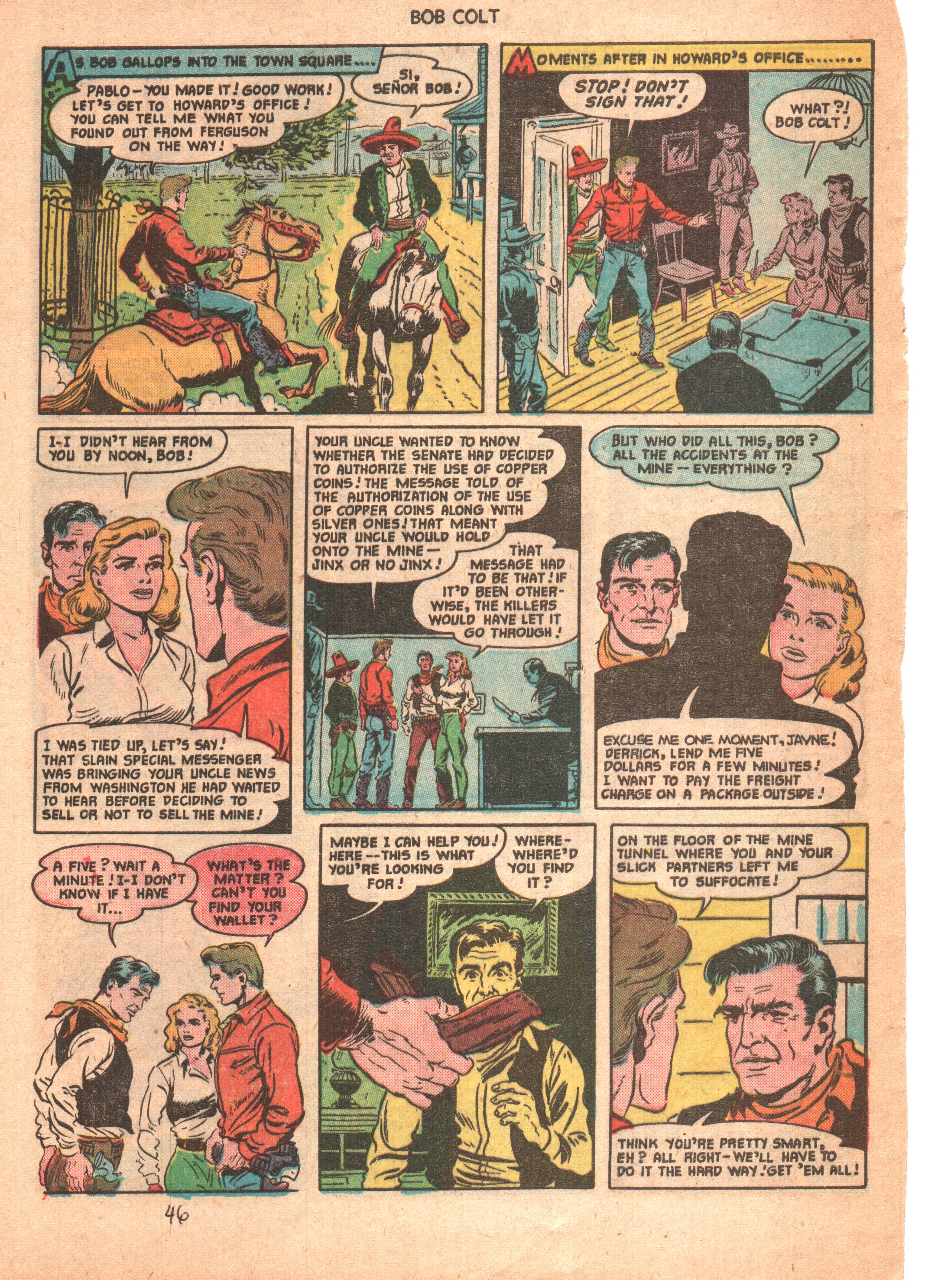 Read online Bob Colt Western comic -  Issue #6 - 13