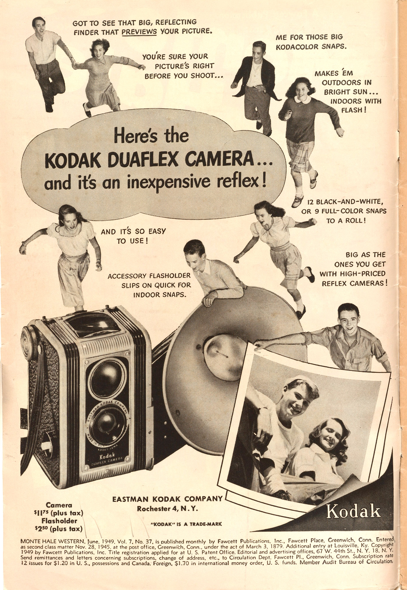 Read online Monte Hale Western comic -  Issue #37 - 2