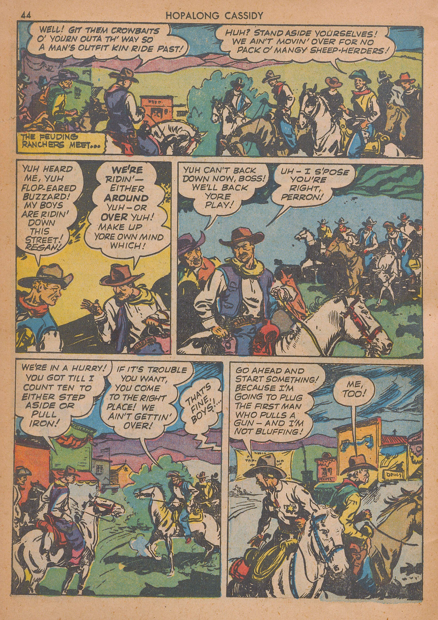 Read online Hopalong Cassidy comic -  Issue #1 - 43