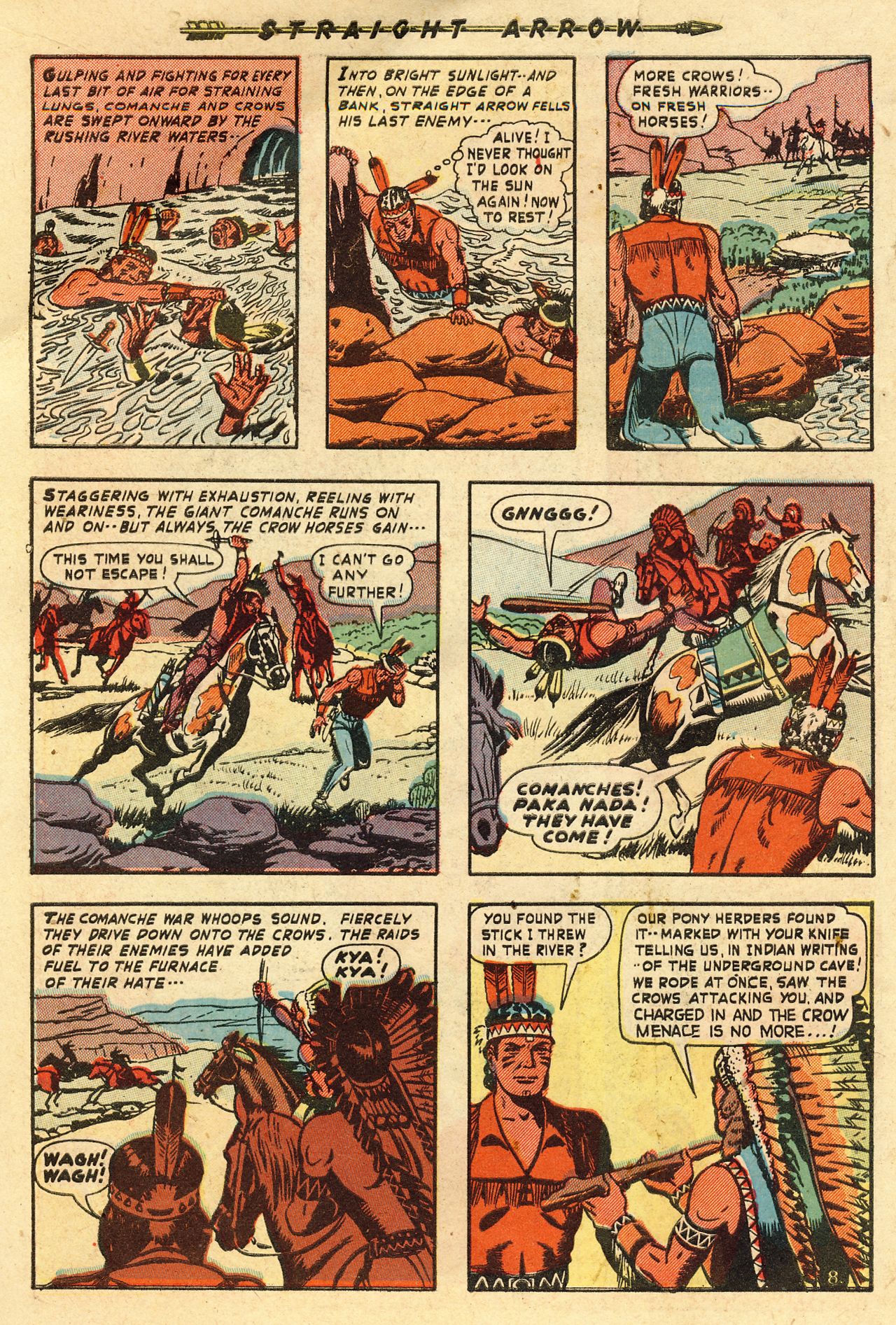 Read online Straight Arrow comic -  Issue #10 - 10