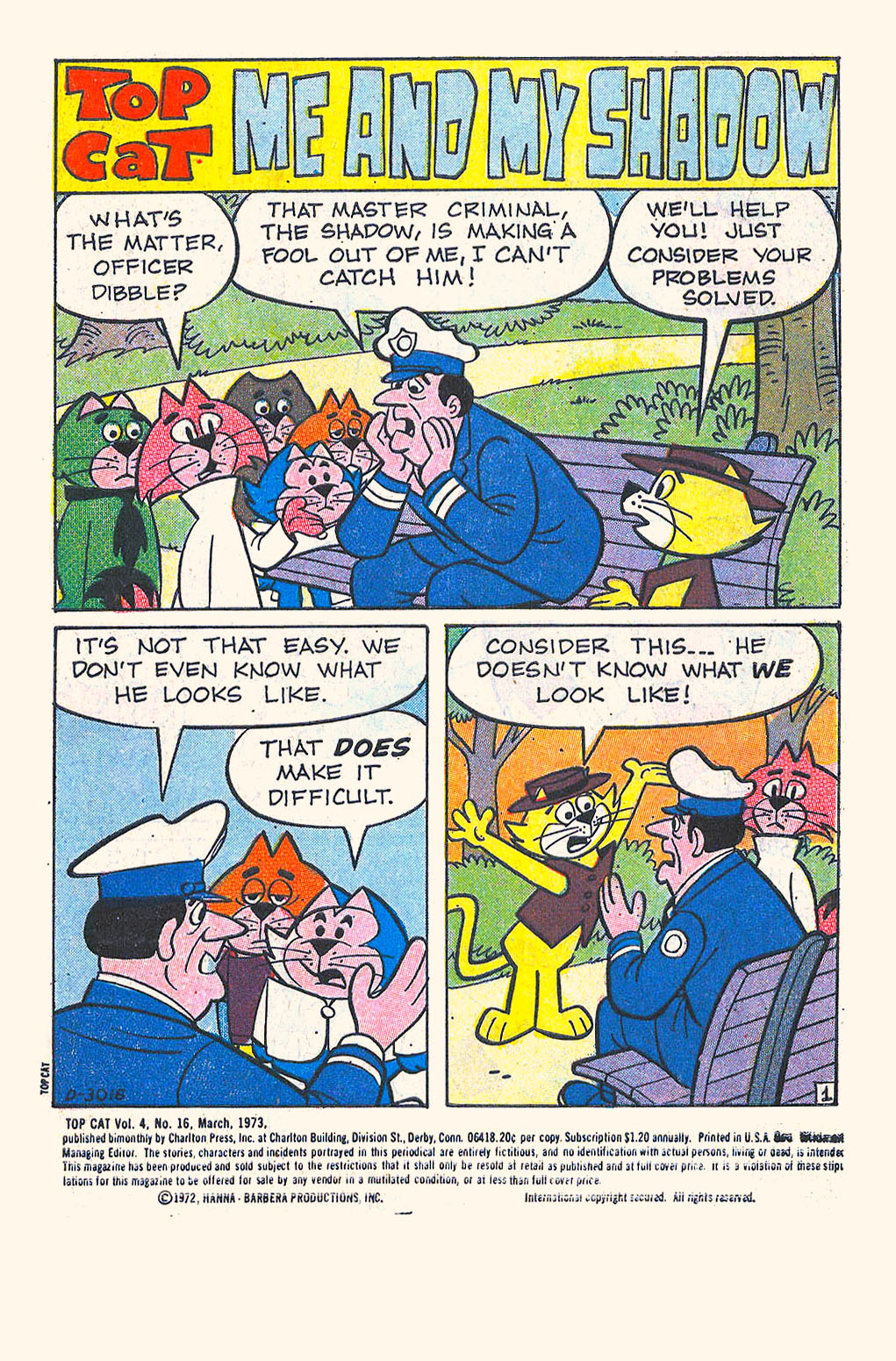 Read online Top Cat (1970) comic -  Issue #16 - 3