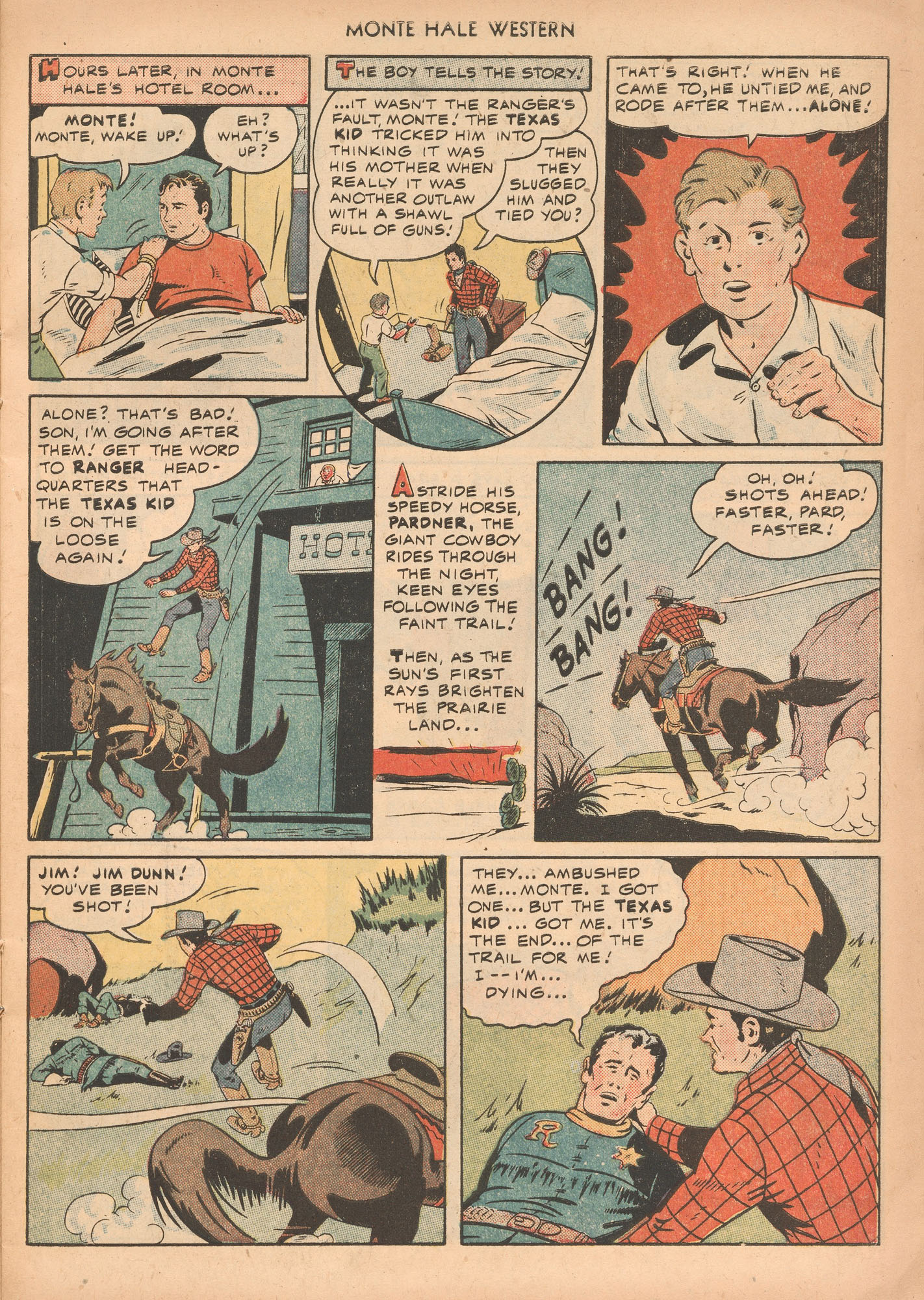 Read online Monte Hale Western comic -  Issue #43 - 19
