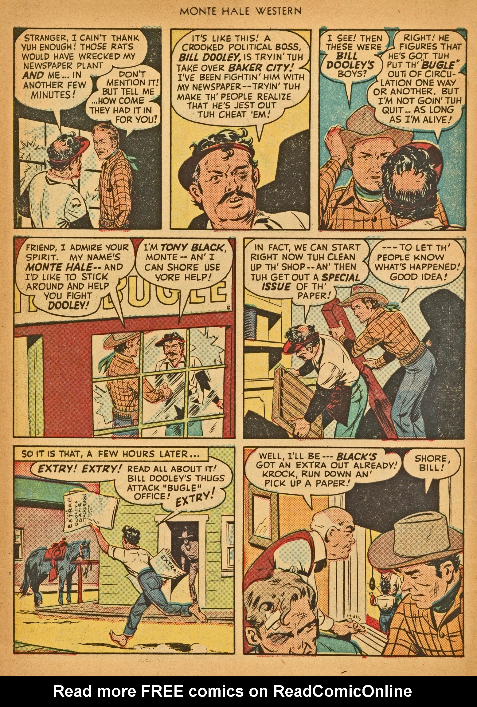 Read online Monte Hale Western comic -  Issue #30 - 6