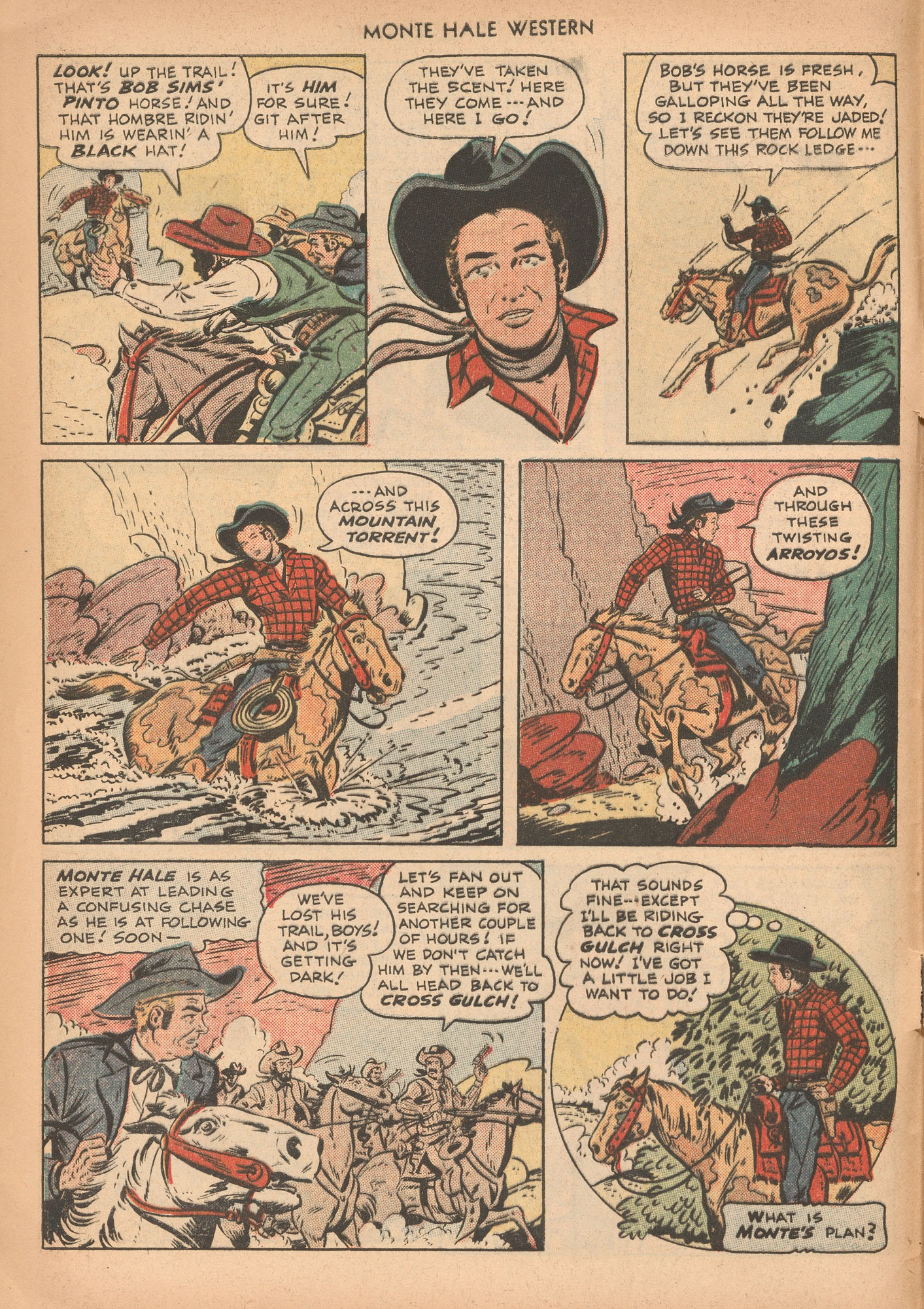 Read online Monte Hale Western comic -  Issue #43 - 8