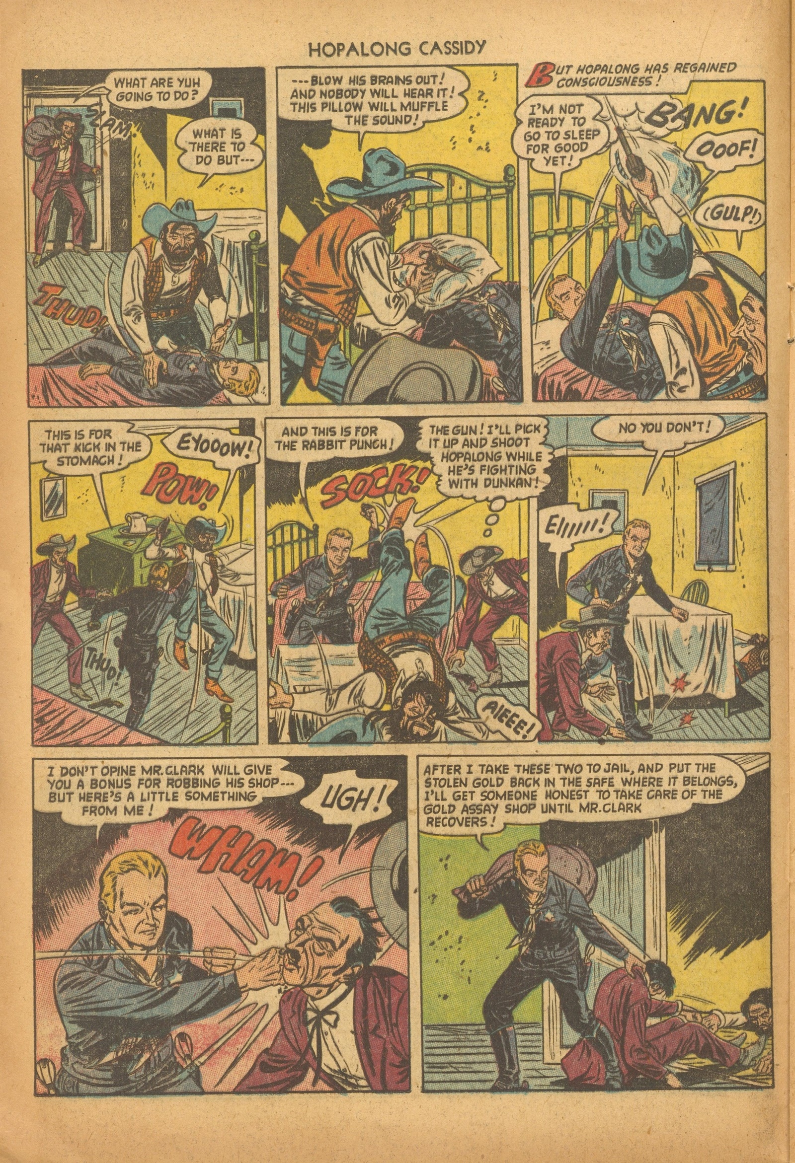 Read online Hopalong Cassidy comic -  Issue #83 - 16