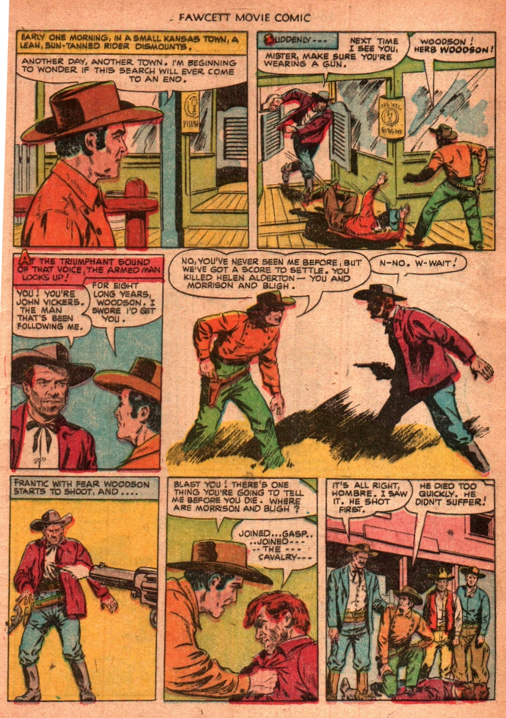 Read online Fawcett Movie Comic comic -  Issue #13 - 4