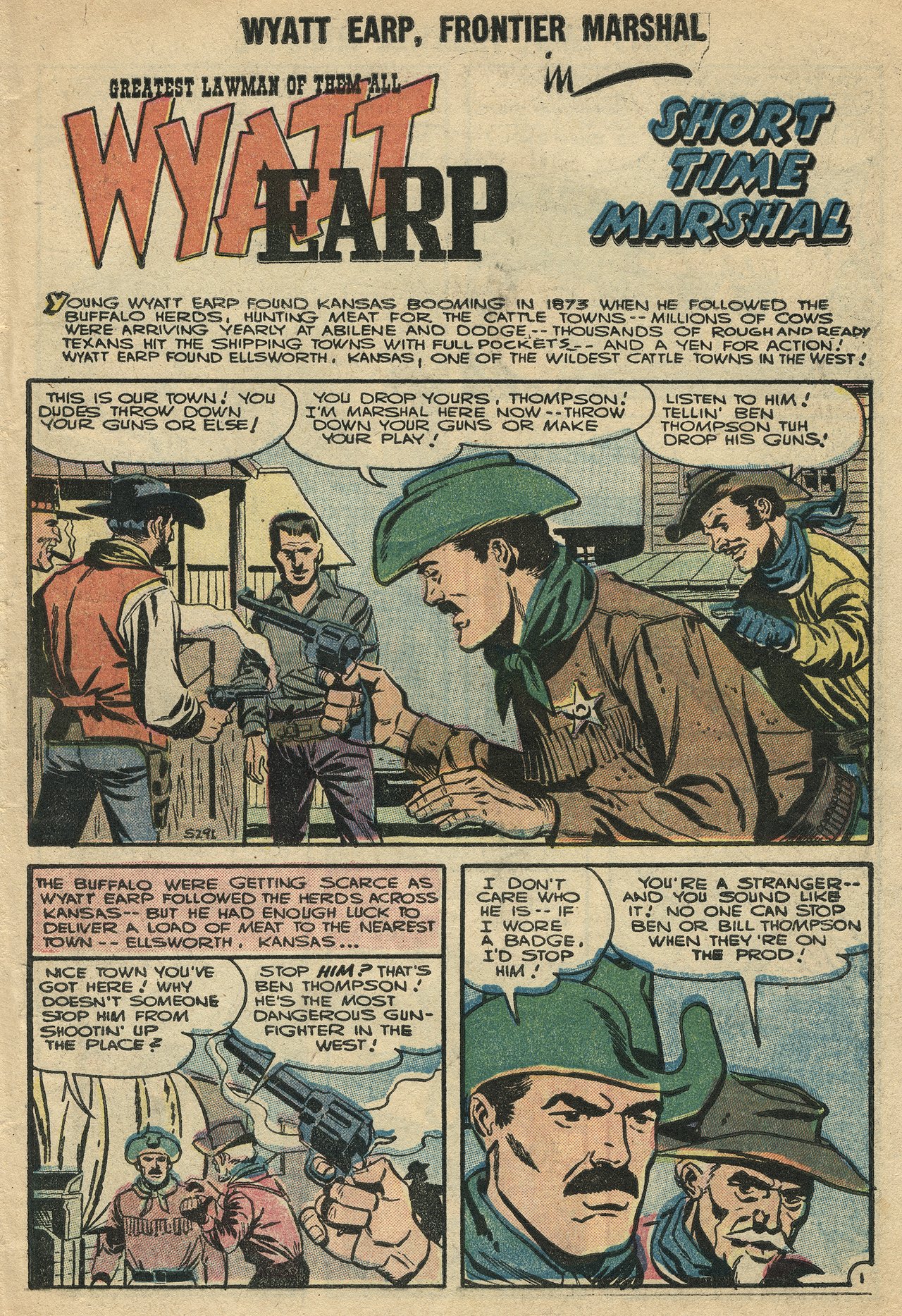 Read online Wyatt Earp Frontier Marshal comic -  Issue #12 - 3