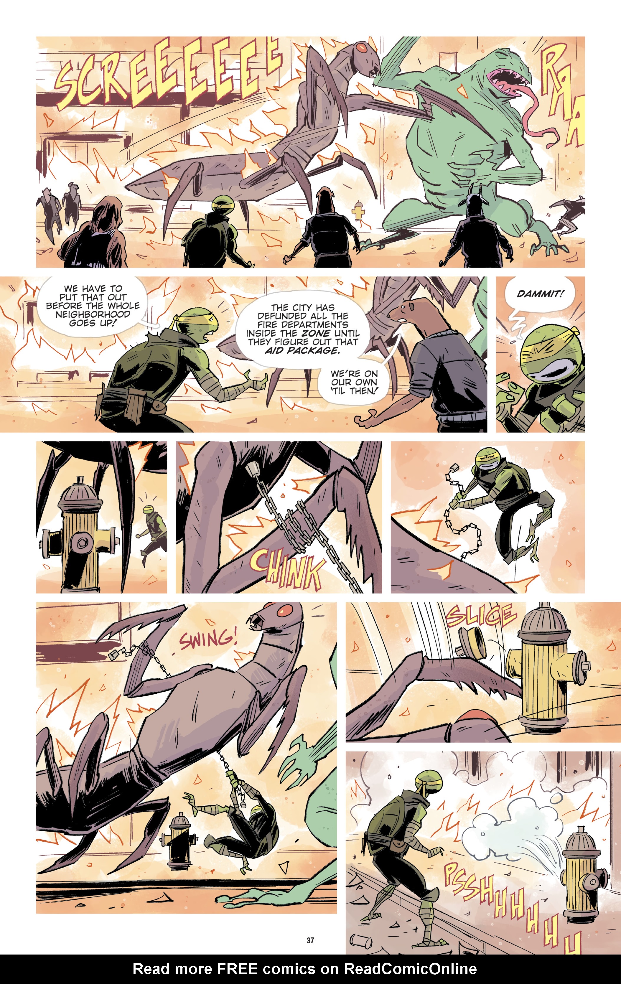Read online Teenage Mutant Ninja Turtles: The IDW Collection comic -  Issue # TPB 15 (Part 1) - 38