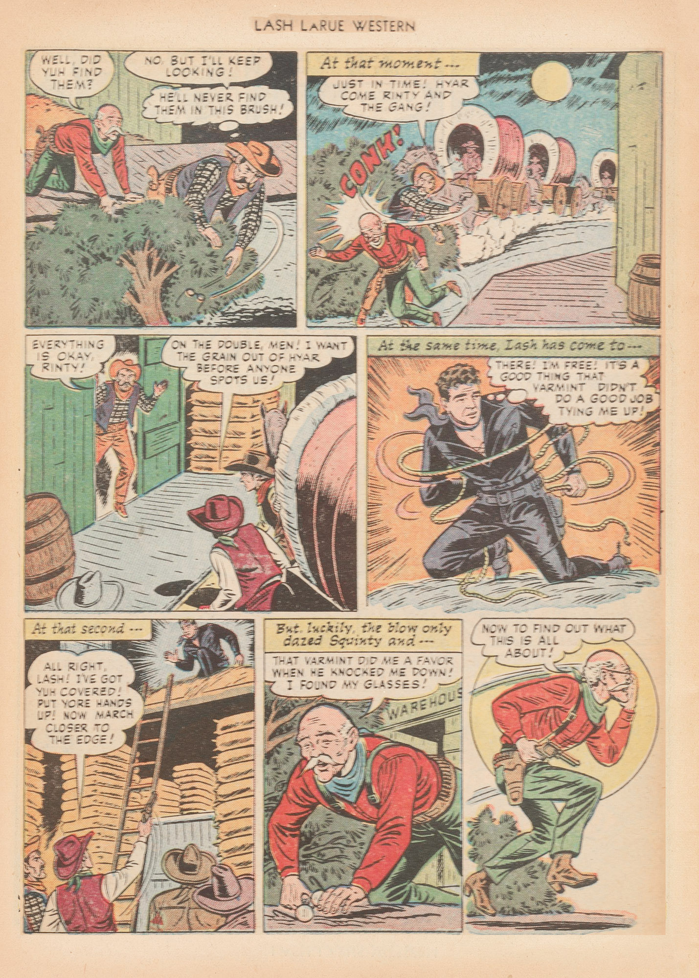 Read online Lash Larue Western (1949) comic -  Issue #12 - 31