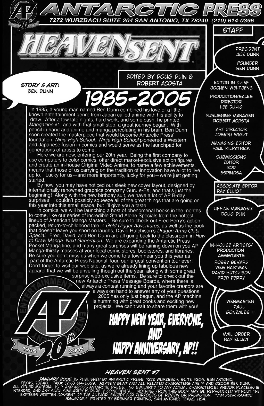 Read online Heaven Sent comic -  Issue #7 - 2