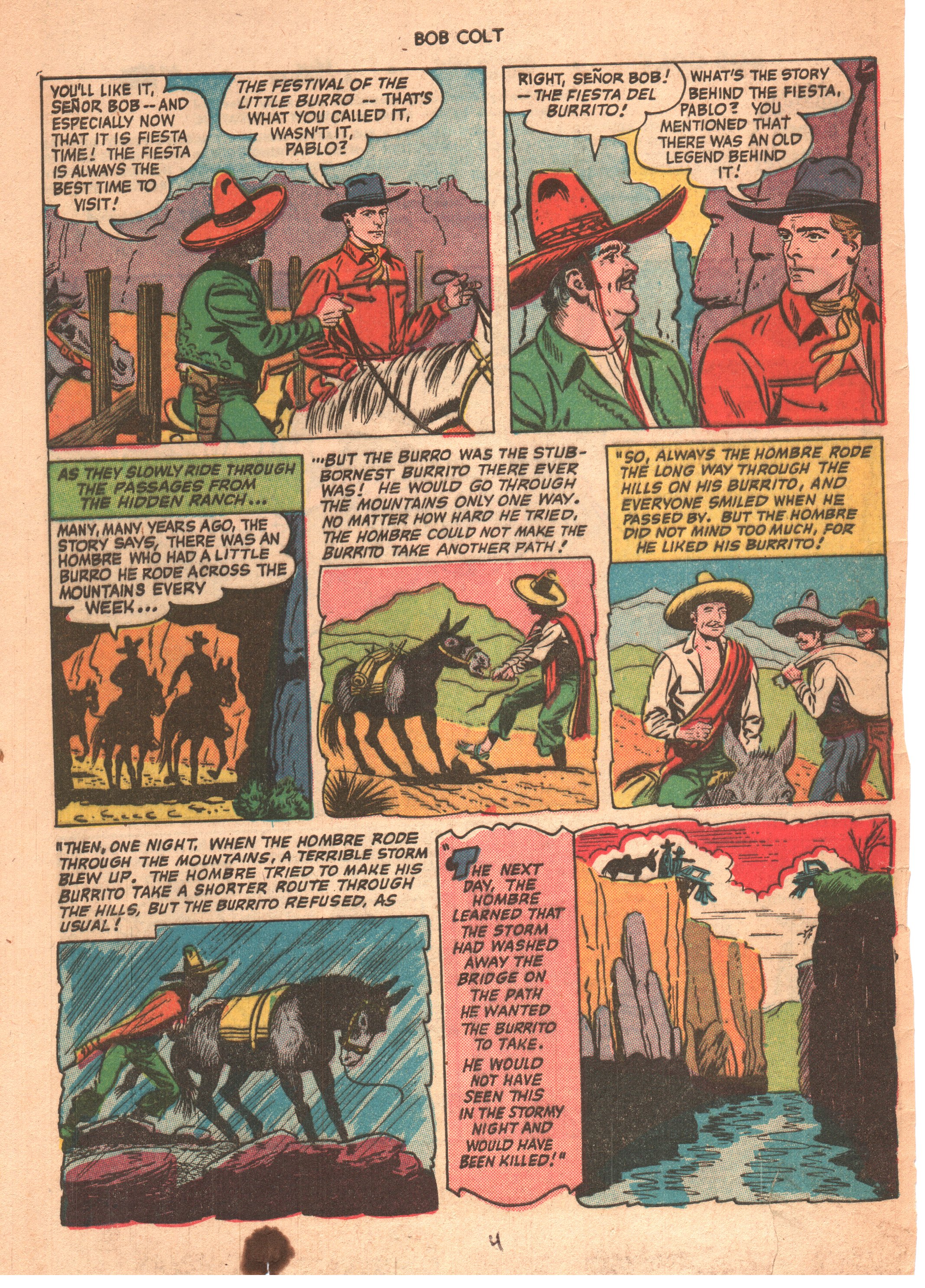 Read online Bob Colt Western comic -  Issue #4 - 4