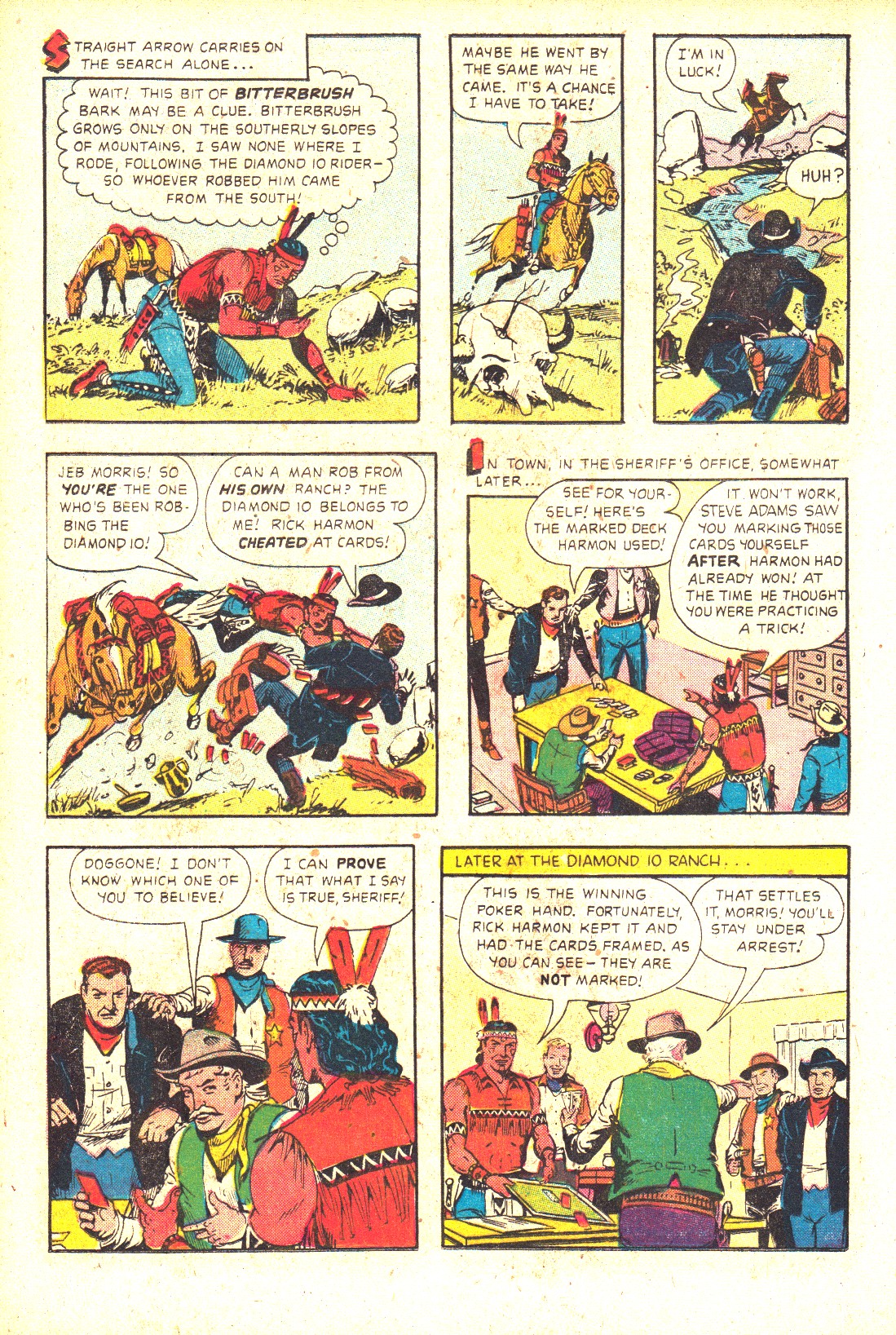 Read online Straight Arrow comic -  Issue #54 - 16