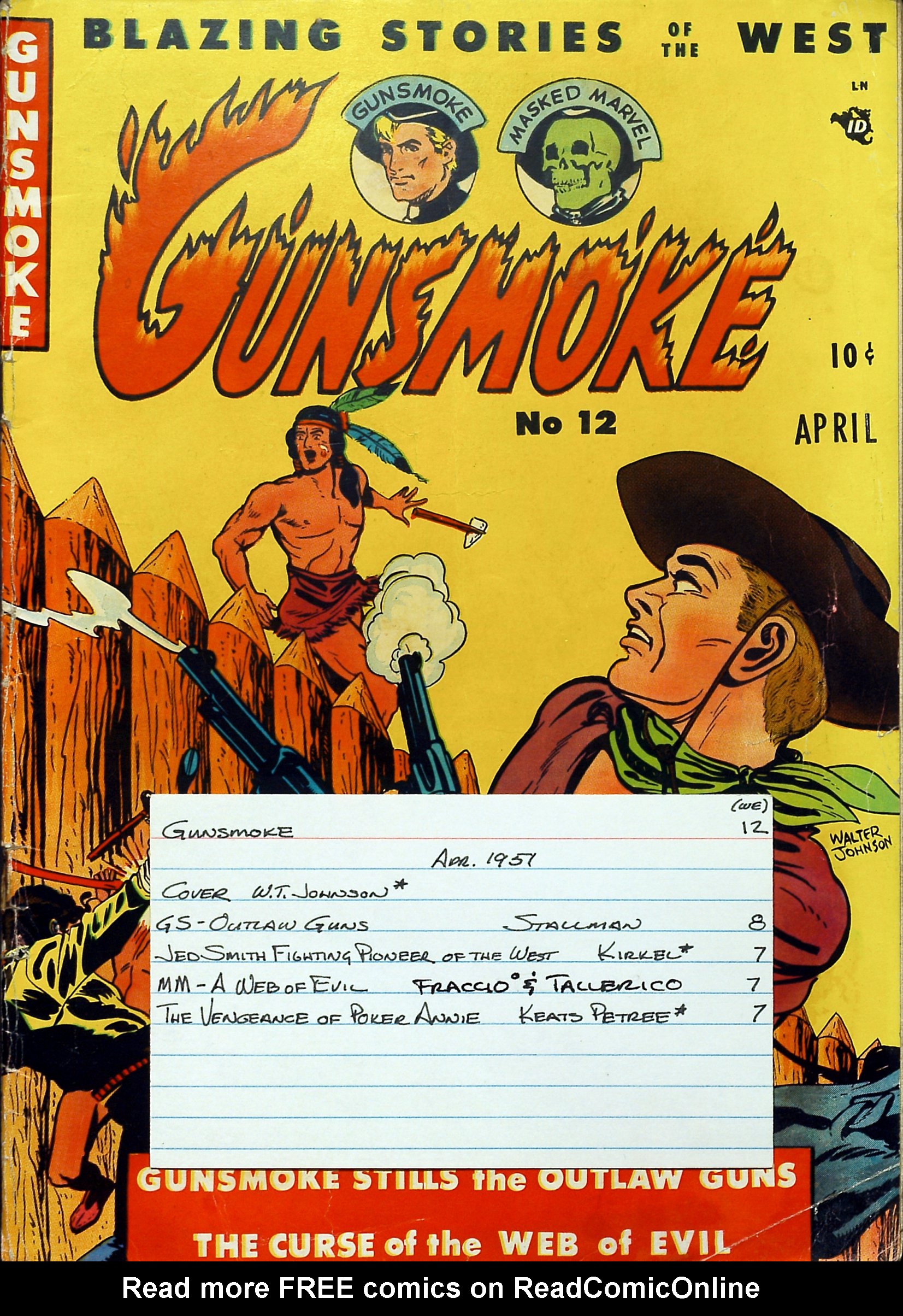 Read online Gunsmoke comic -  Issue #12 - 37