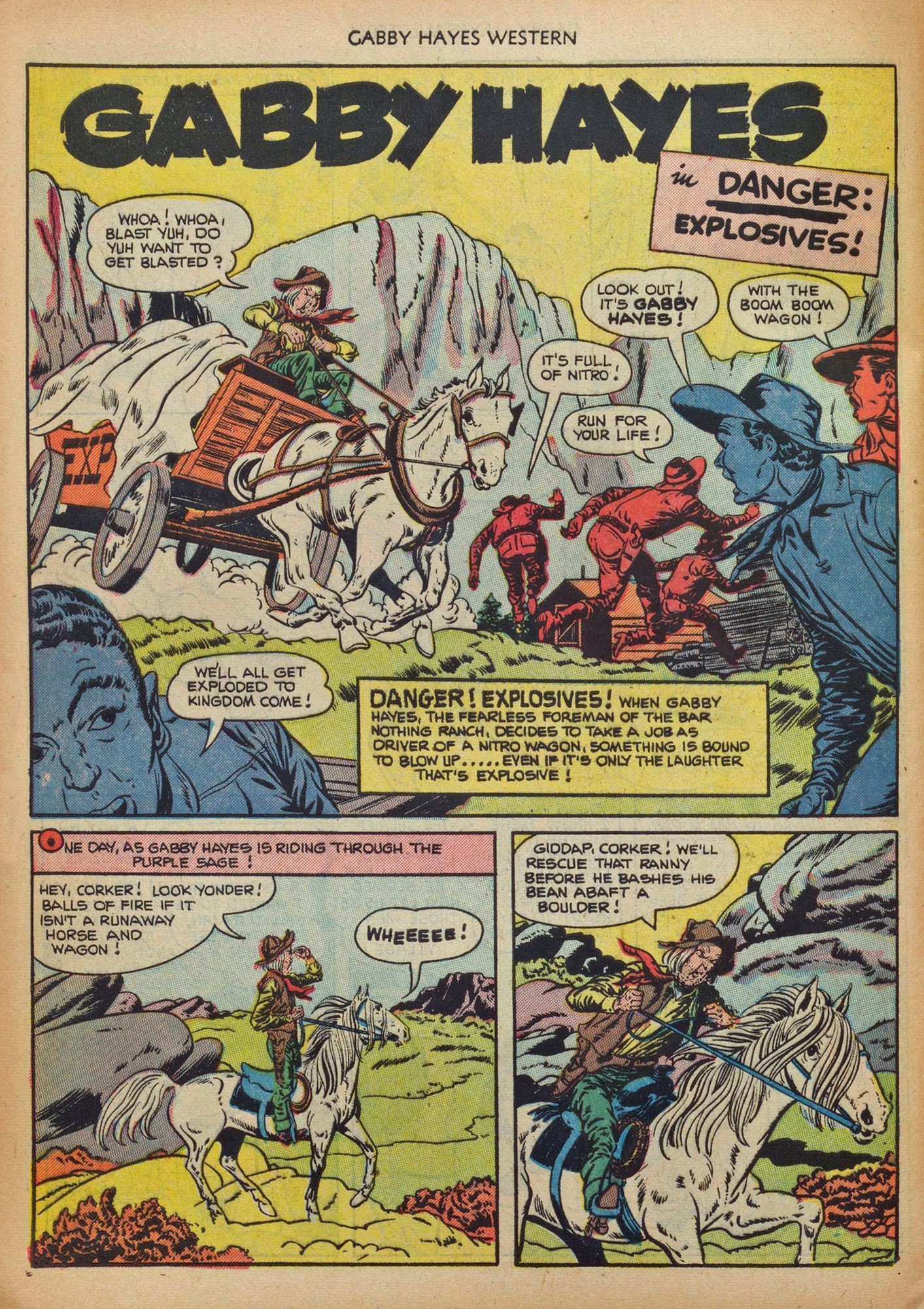Read online Gabby Hayes Western comic -  Issue #44 - 28